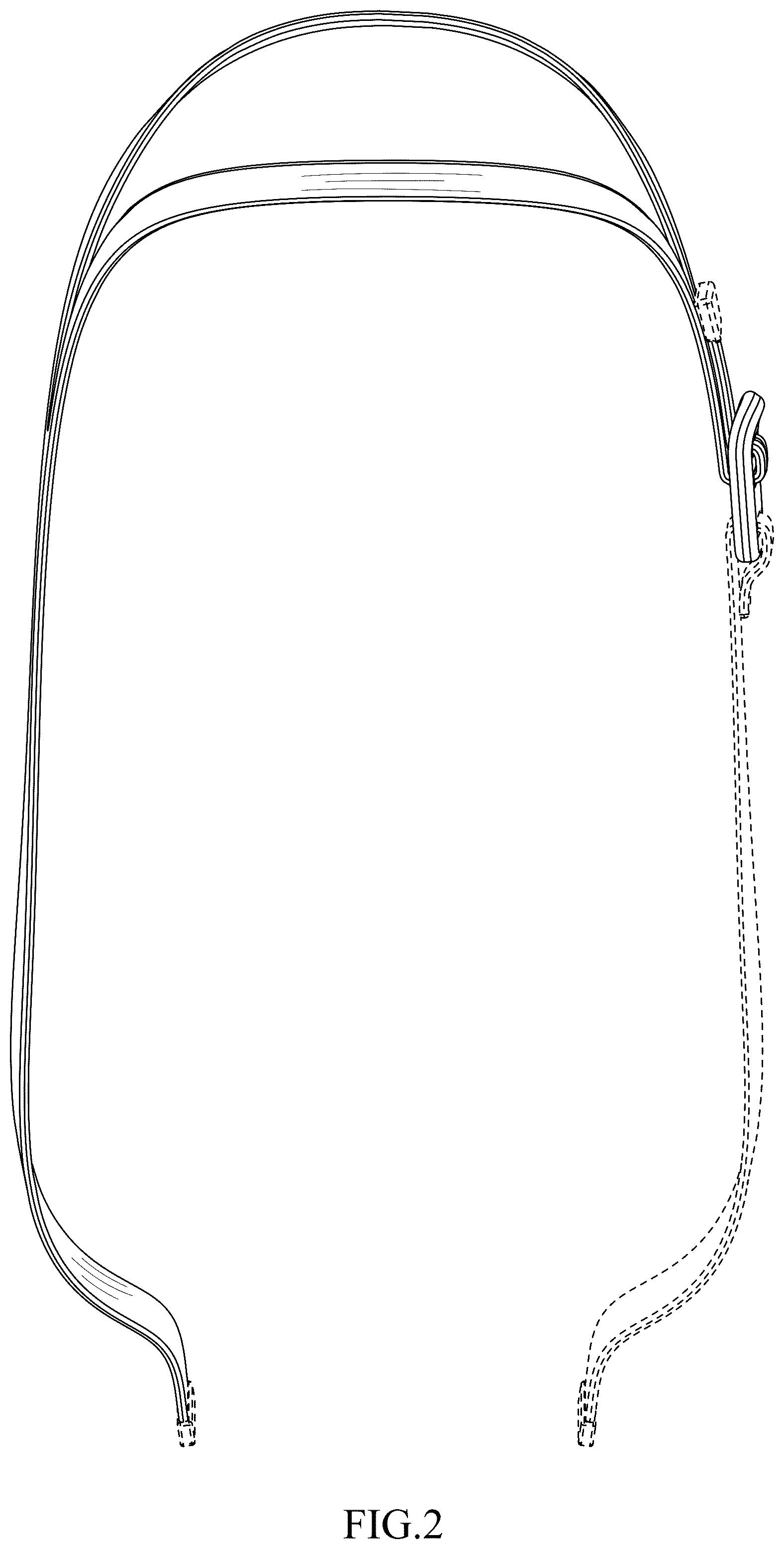 Patent USD1100904 Figure 2 – Strap