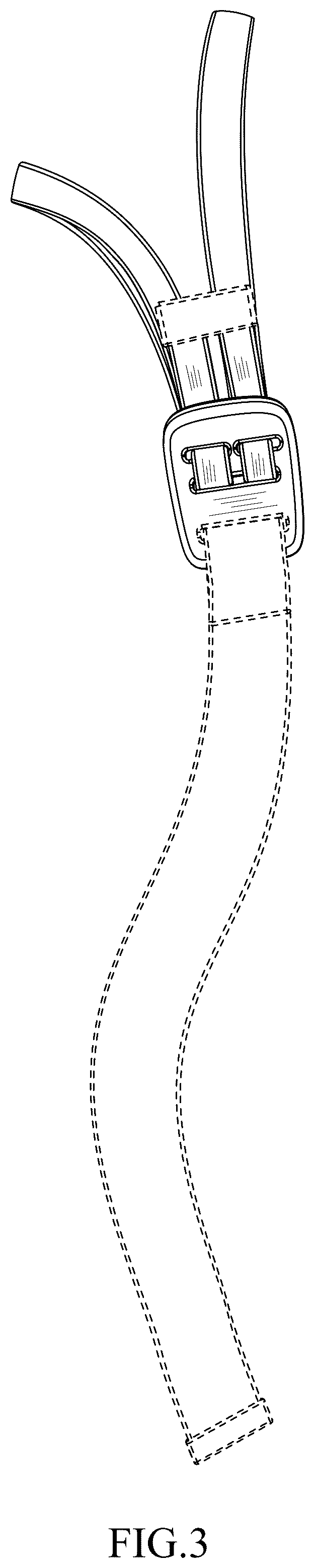 Patent USD1100904 Figure 3 – Strap