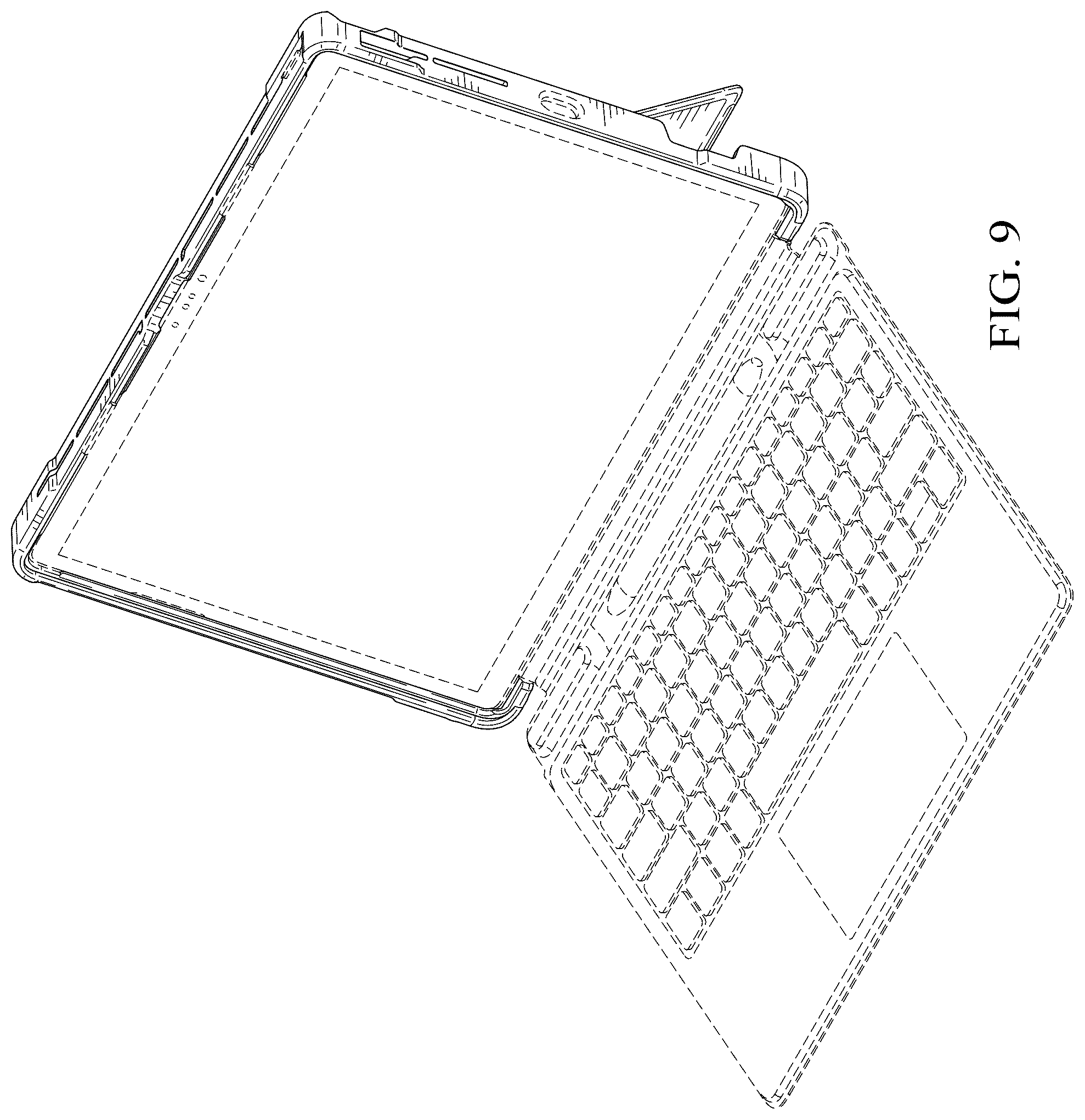 Patent USD1100912 Figure 7 – Protective tablet case