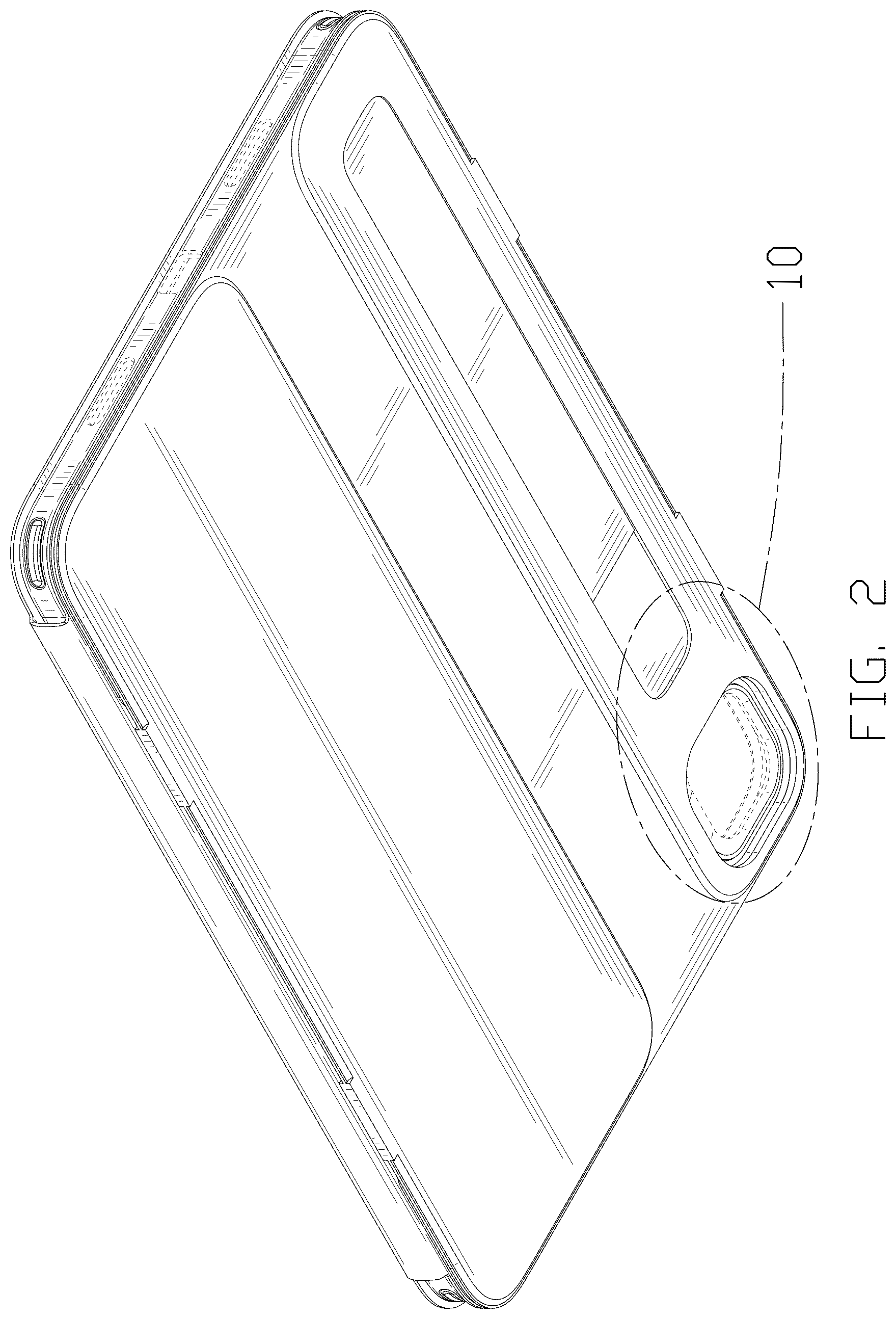 Patent USD1100913 Figure 2 – Tablet case