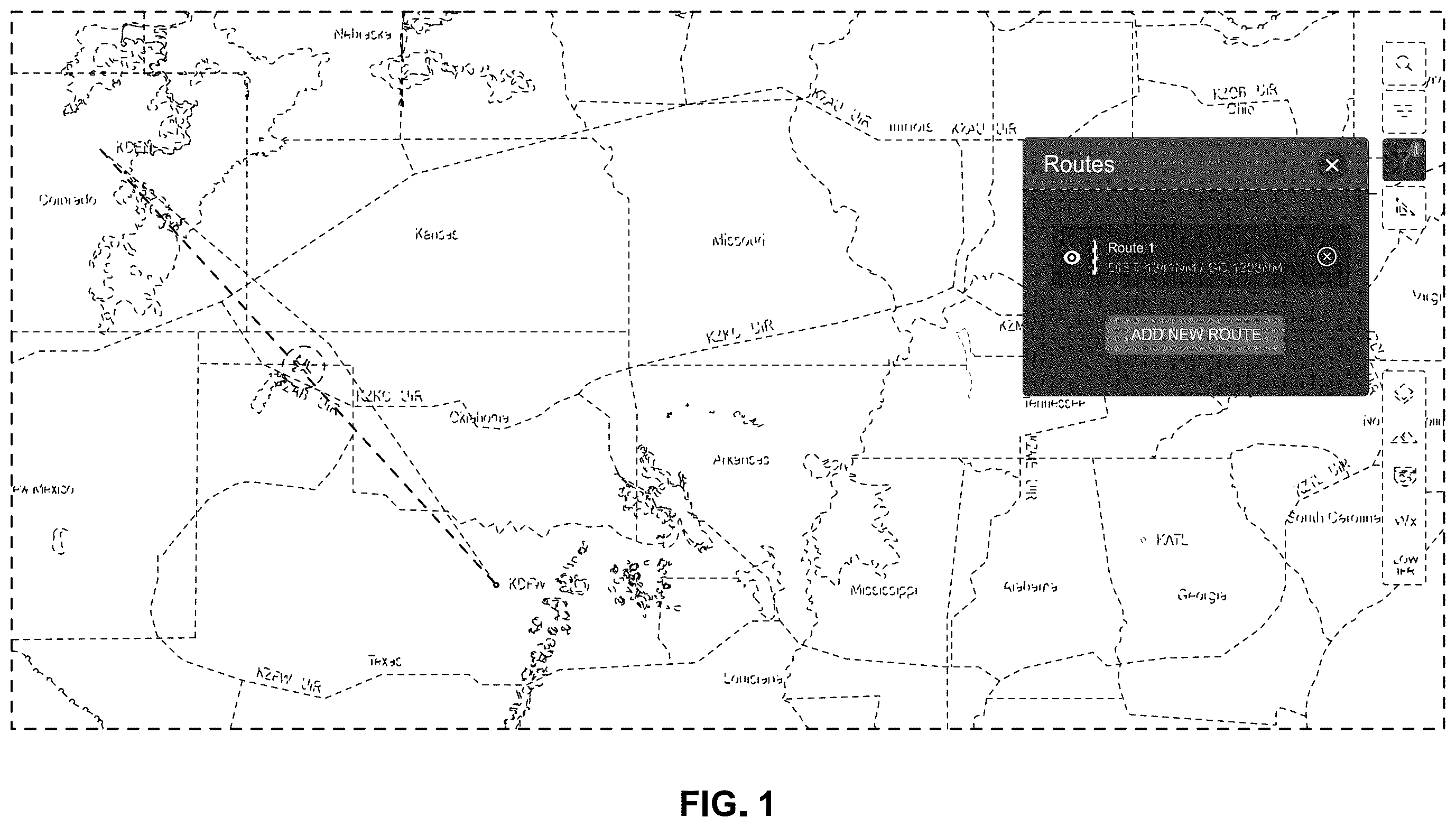 Patent USD1100916 Figure 1 – Display screen or portion thereof with graphical user interface