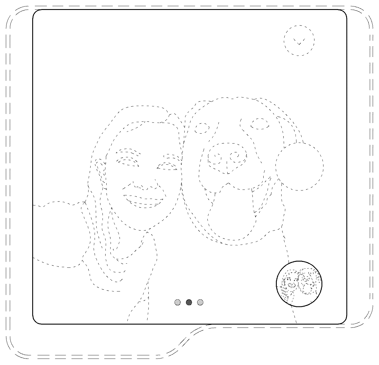 Patent USD1100923 Figure 1 – Display screen or portion thereof with graphical user interface