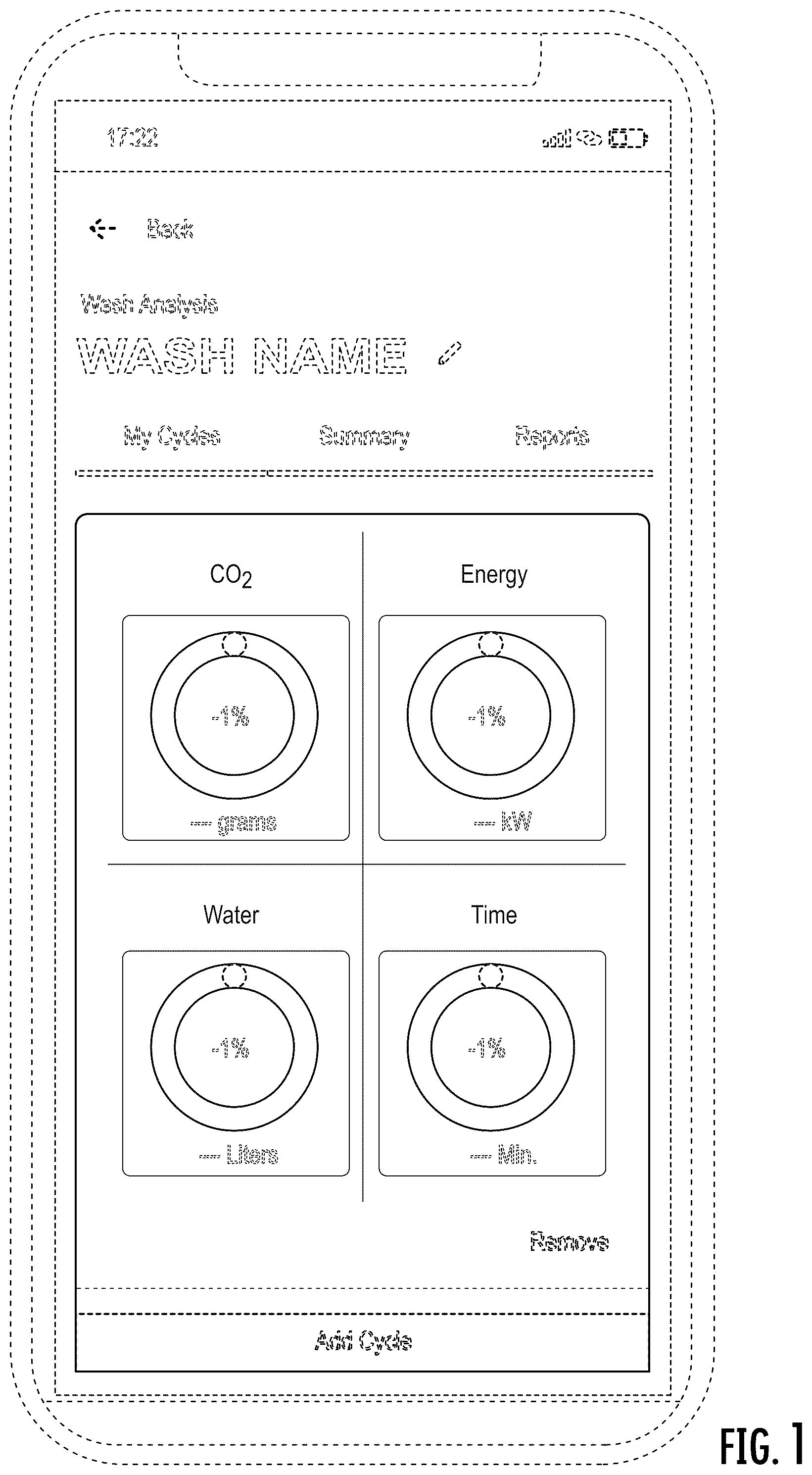 Patent USD1100965 Figure 1 – Display screen or portion thereof with a graphical user interface