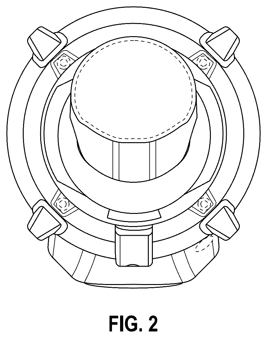 Patent USD1100989 Figure 2 – Blower