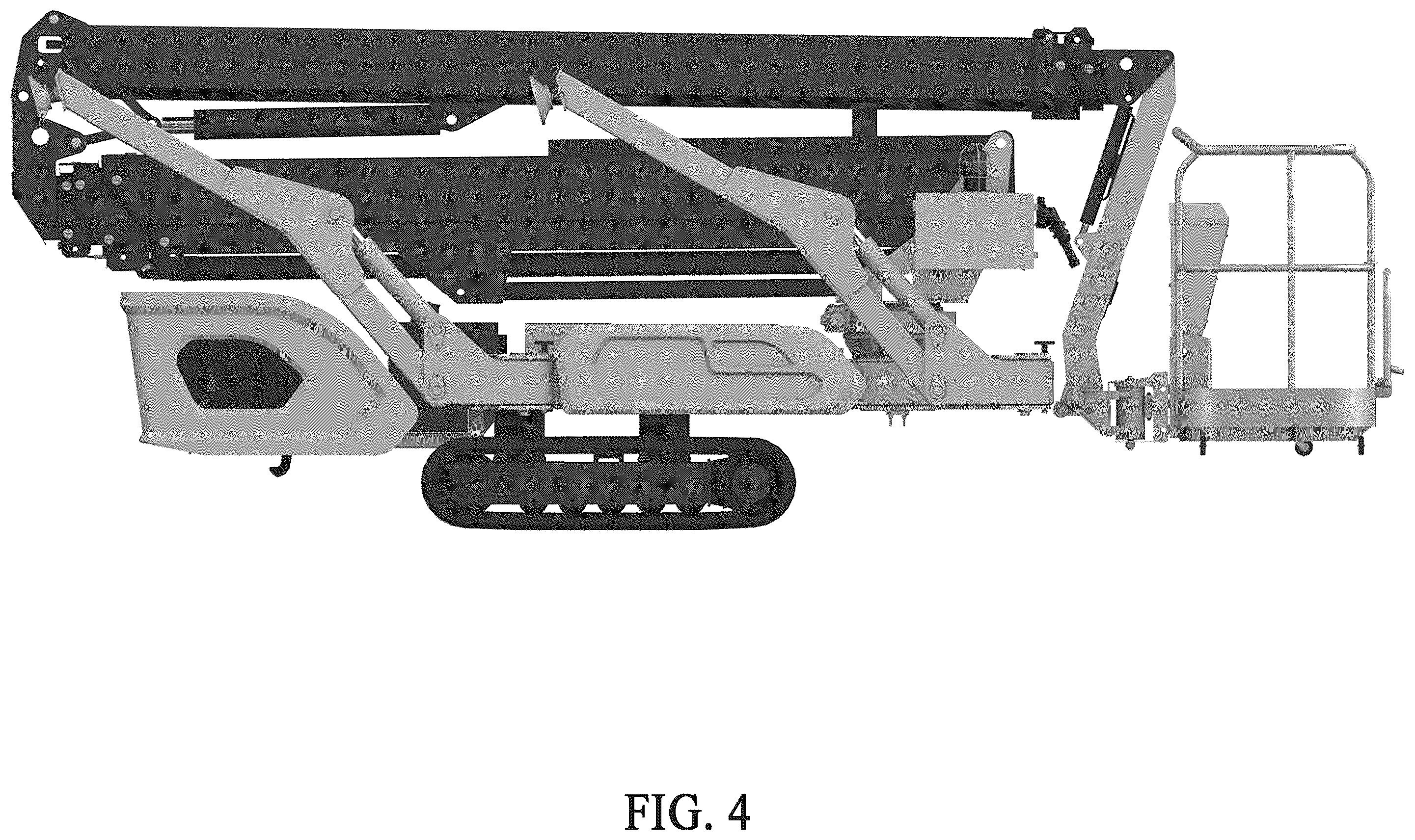 Patent USD1100997 Figure 4 – Aerial work platform vehicle
