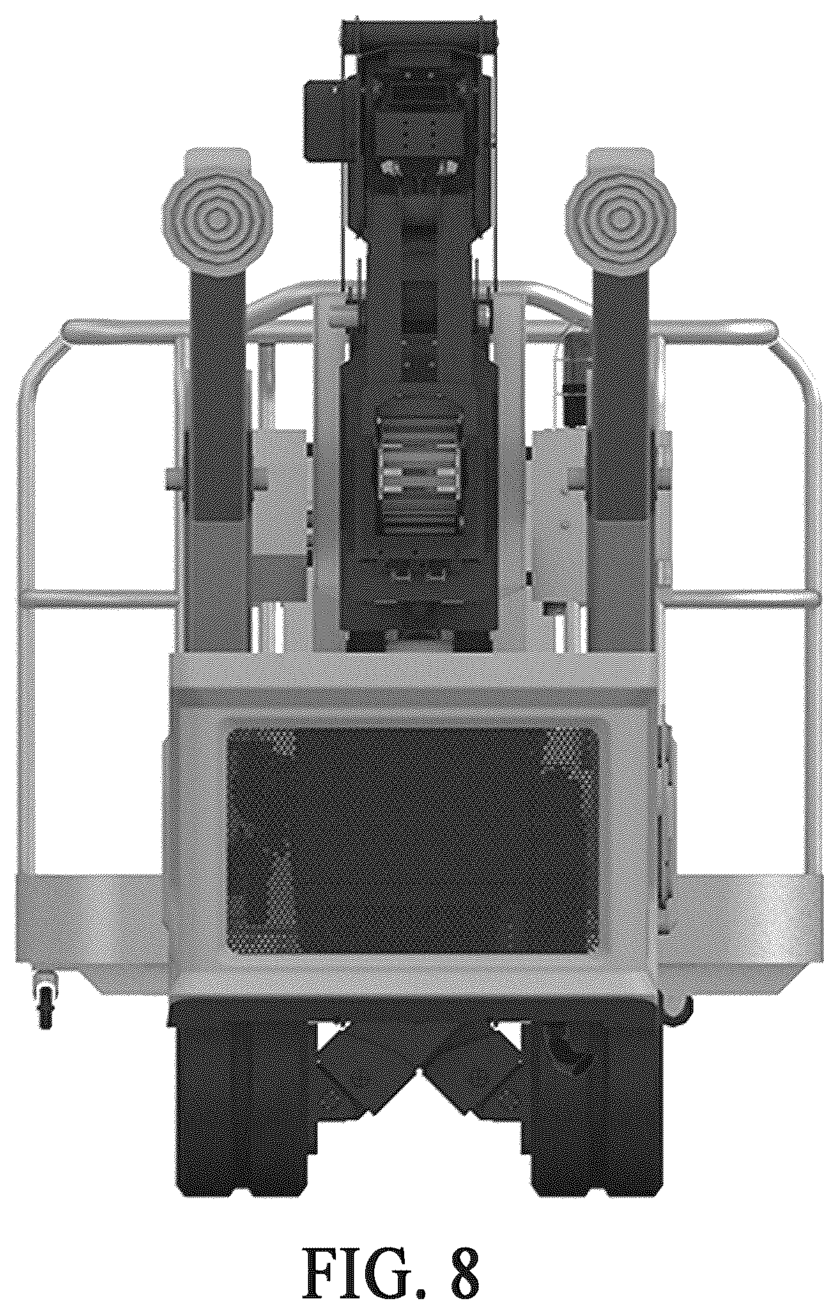 Patent USD1100997 Figure 8 – Aerial work platform vehicle