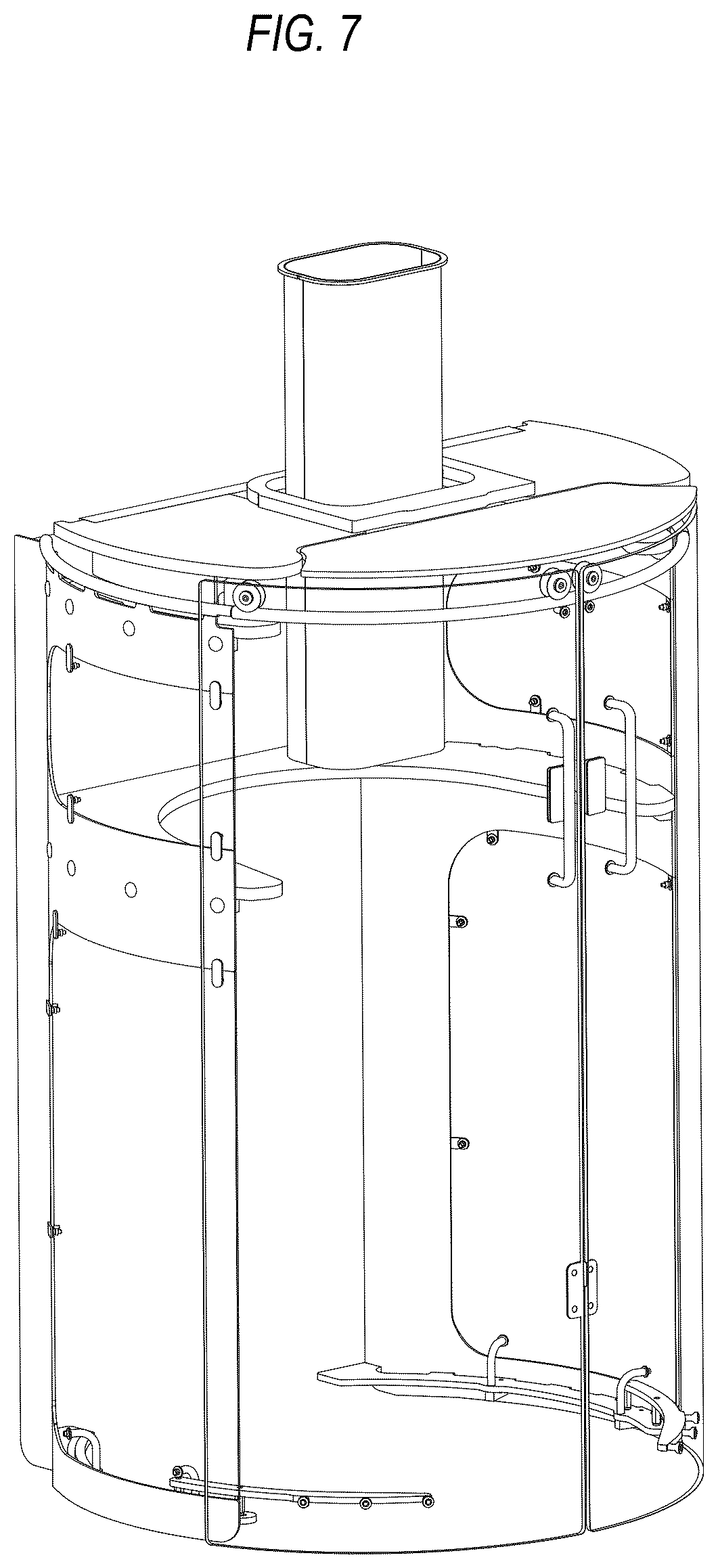 Patent USD1101011 Figure 7 – Packaging machine