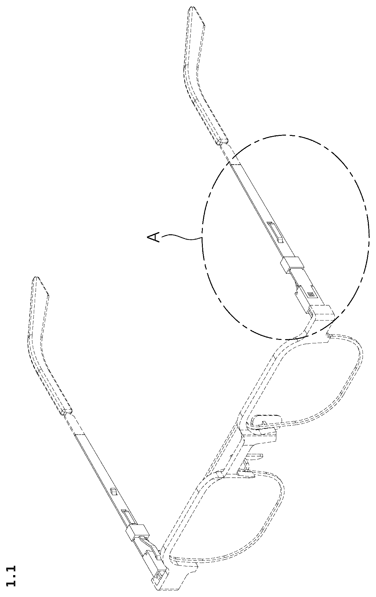 Patent USD1101022 — Spectacles — Figure 1