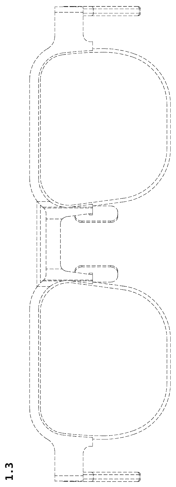 Patent USD1101022 Figure 3 – Spectacles