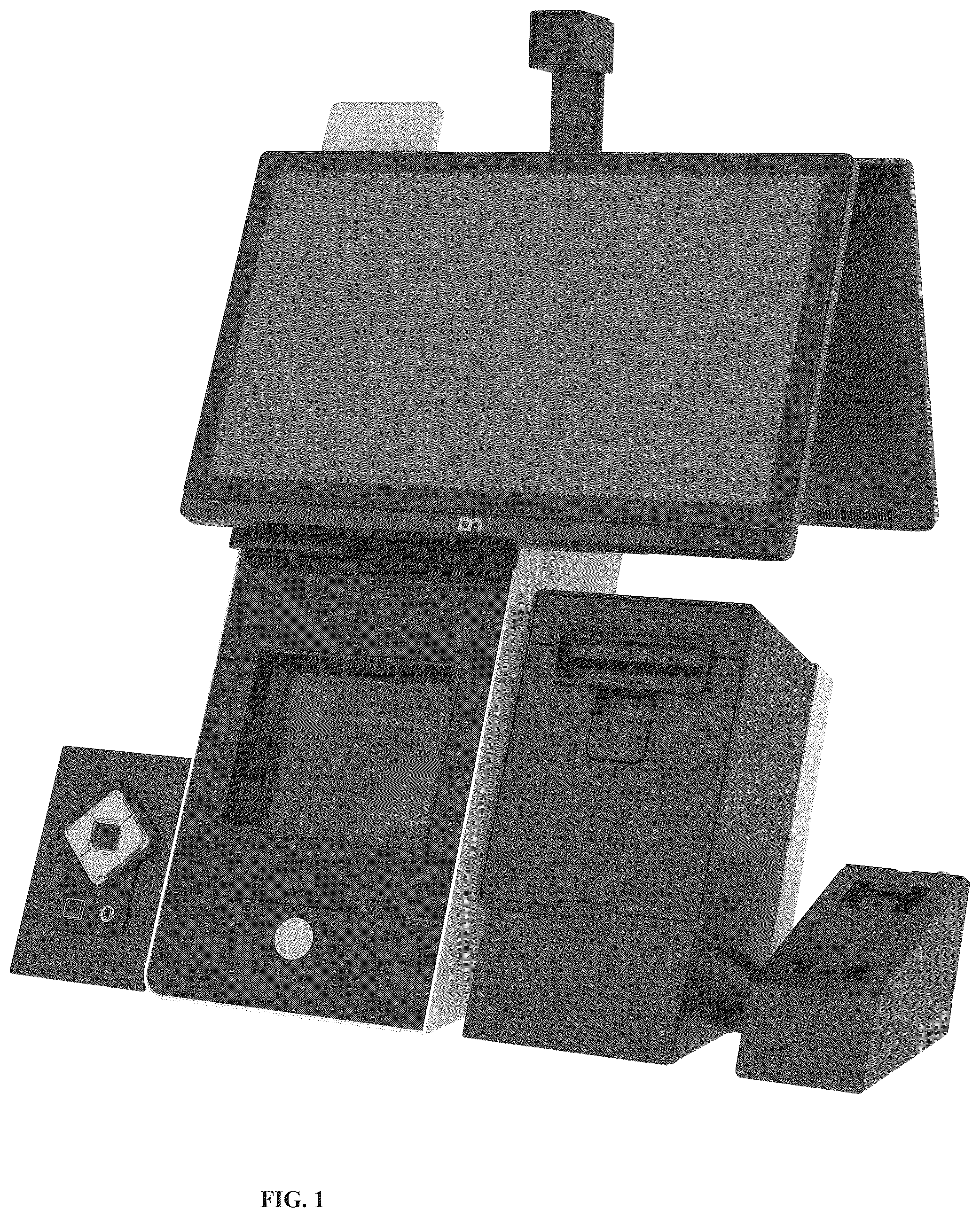 Patent USD1101026 Figure 1 – Self-service payment terminal