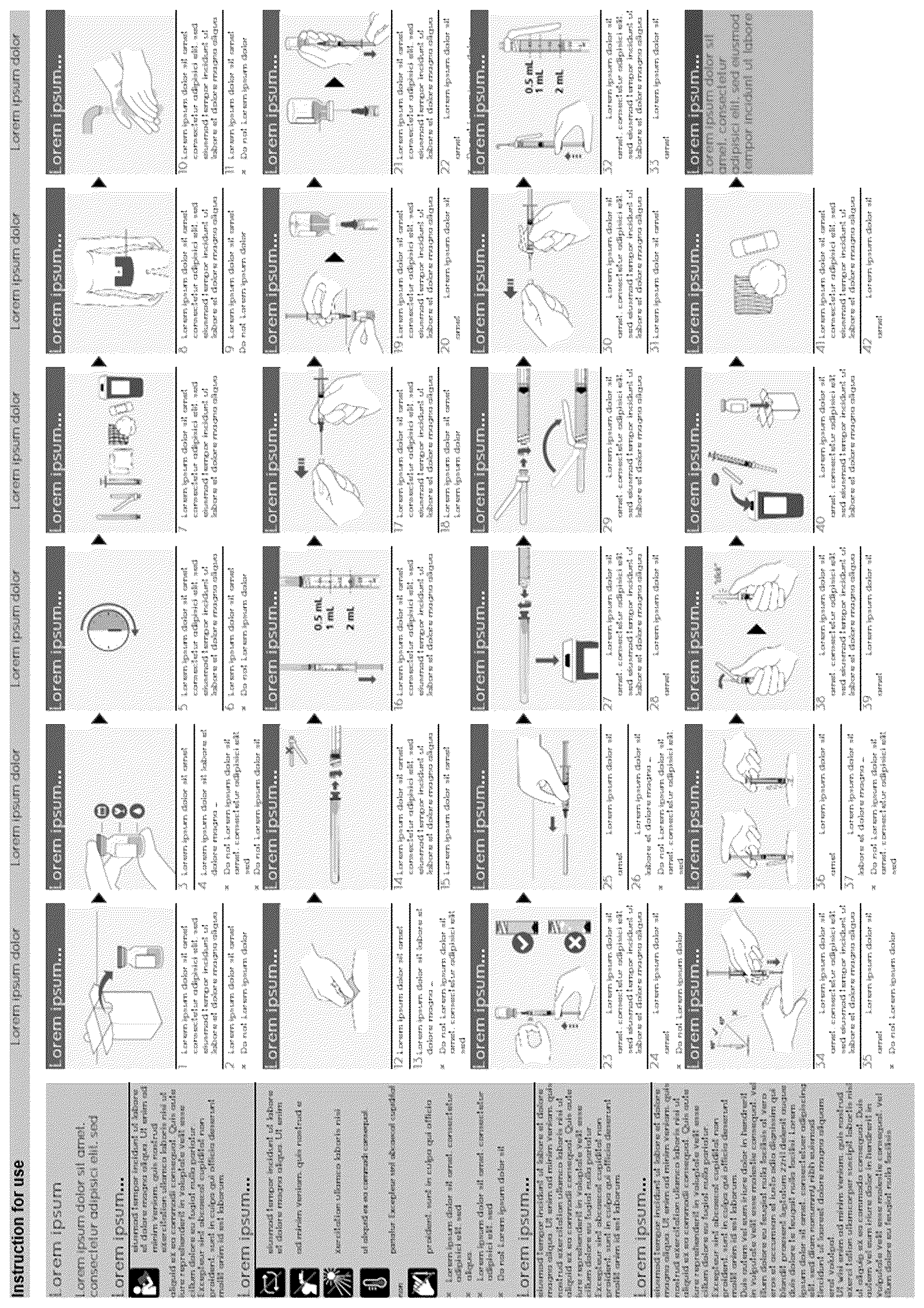 Patent USD1101035 — Package leaflet — Figure 1