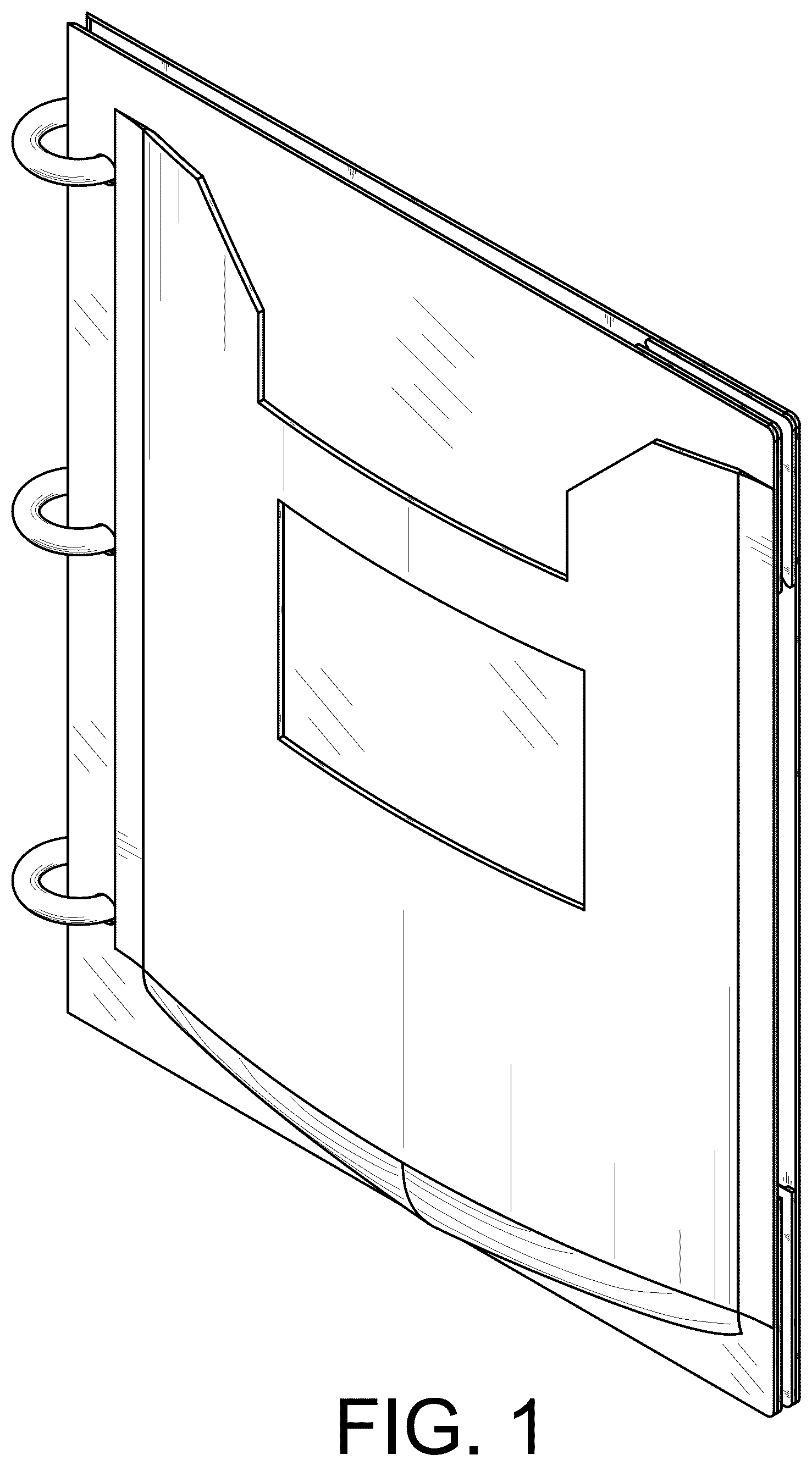 Patent USD1101040 Figure 1 – Folder