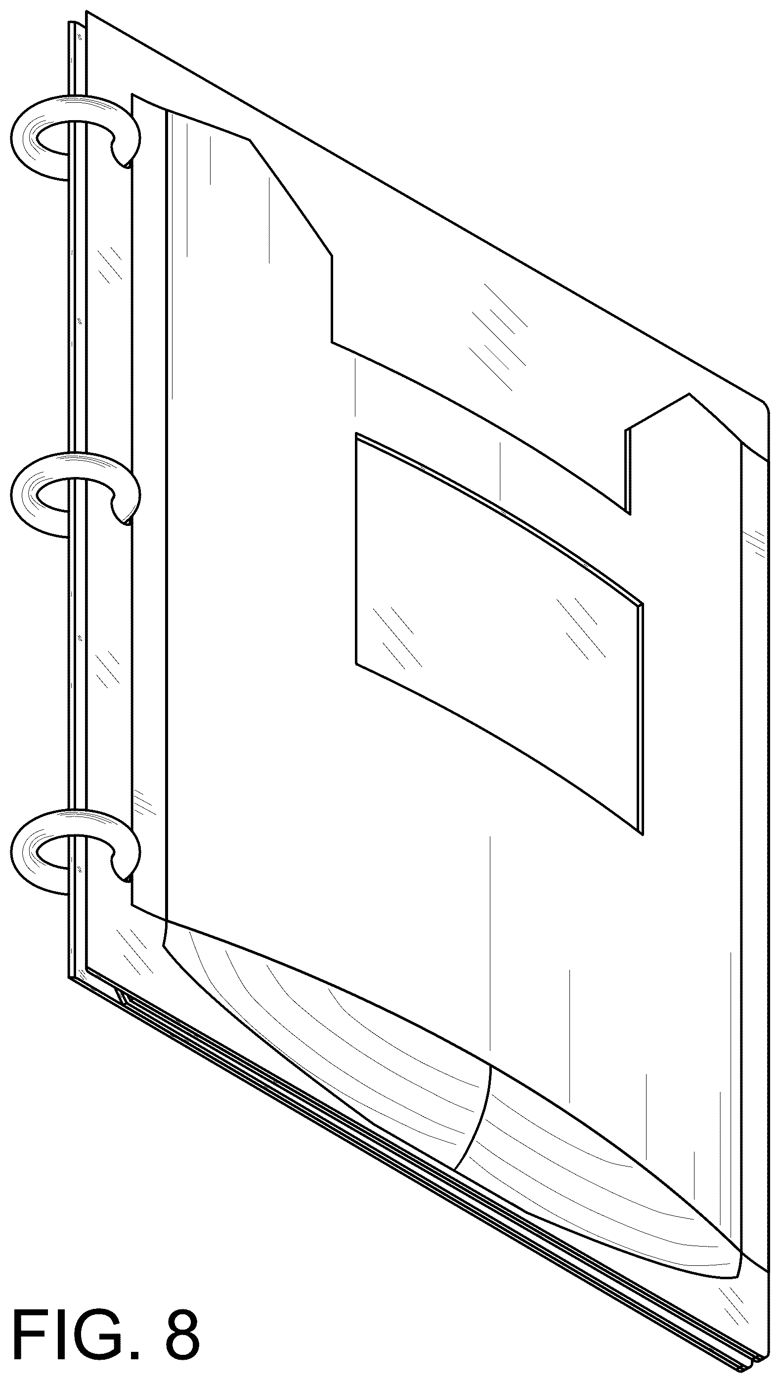 Patent USD1101040 Figure 8 – Folder