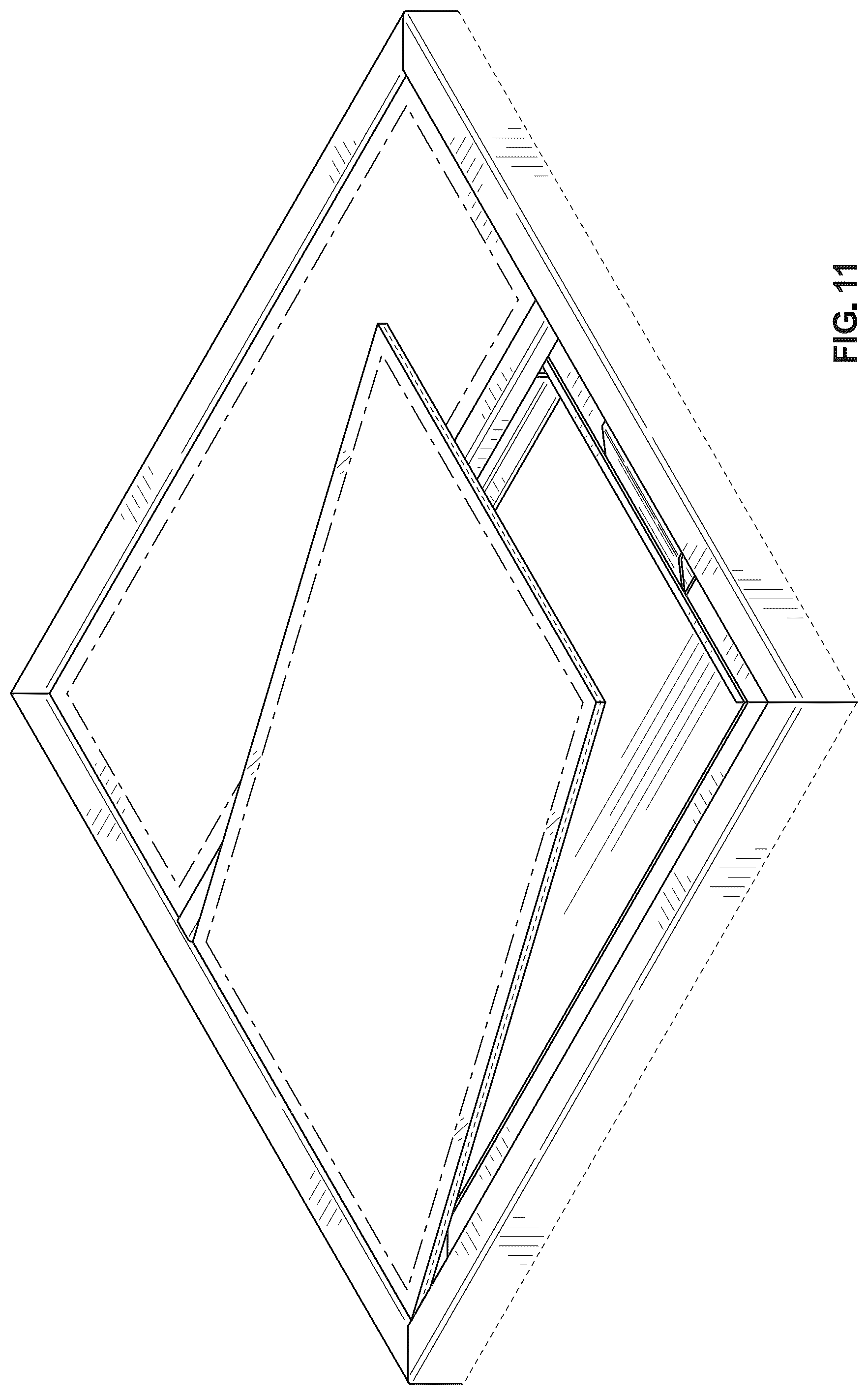 Patent USD1101043 Figure 9 – Frame sign