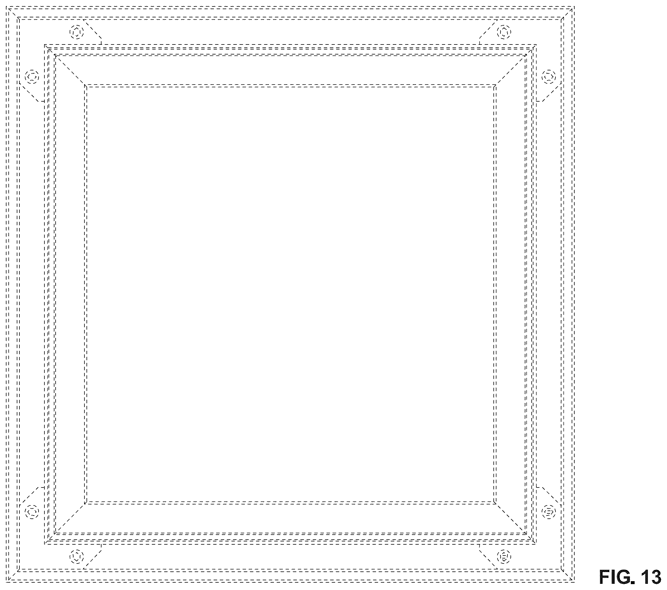 Patent USD1101043 Figure 11 – Frame sign