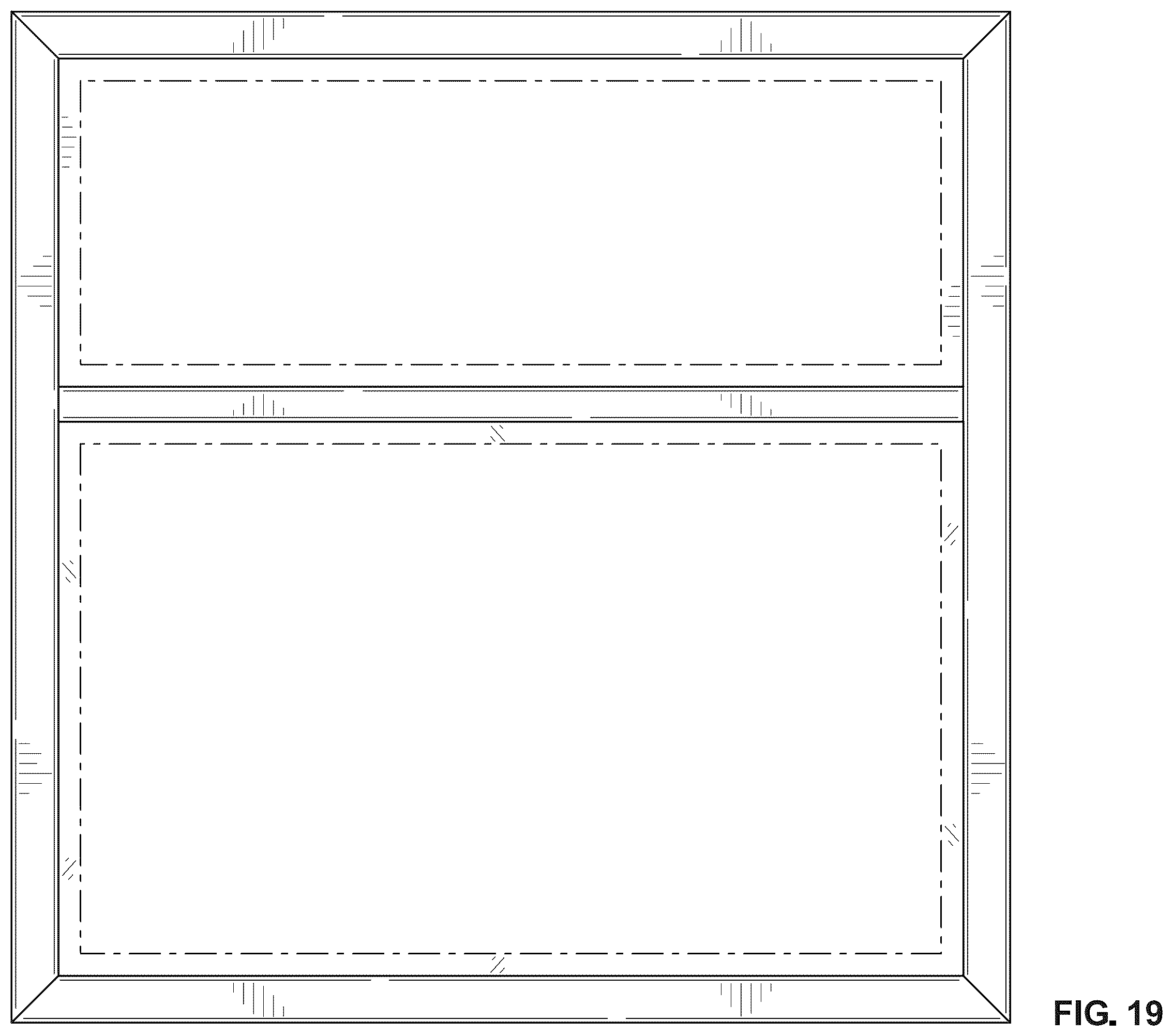 Patent USD1101043 Figure 15 – Frame sign
