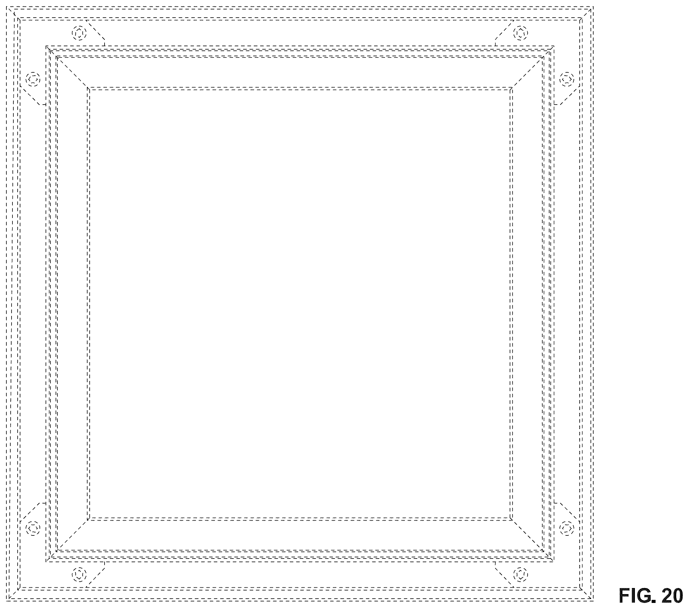 Patent USD1101043 Figure 16 – Frame sign