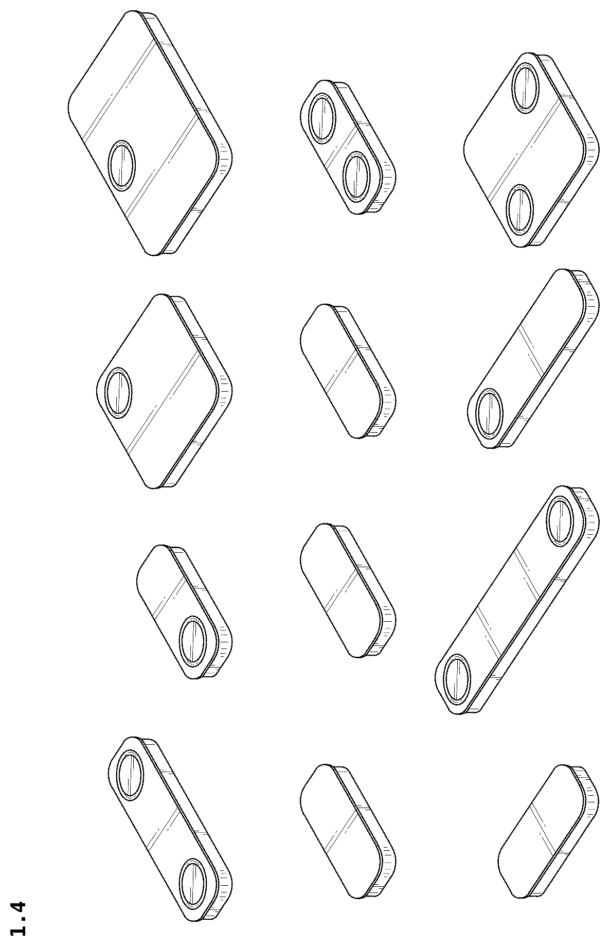 Patent USD1101049 Figure 4 – Combined game board with set of game pieces