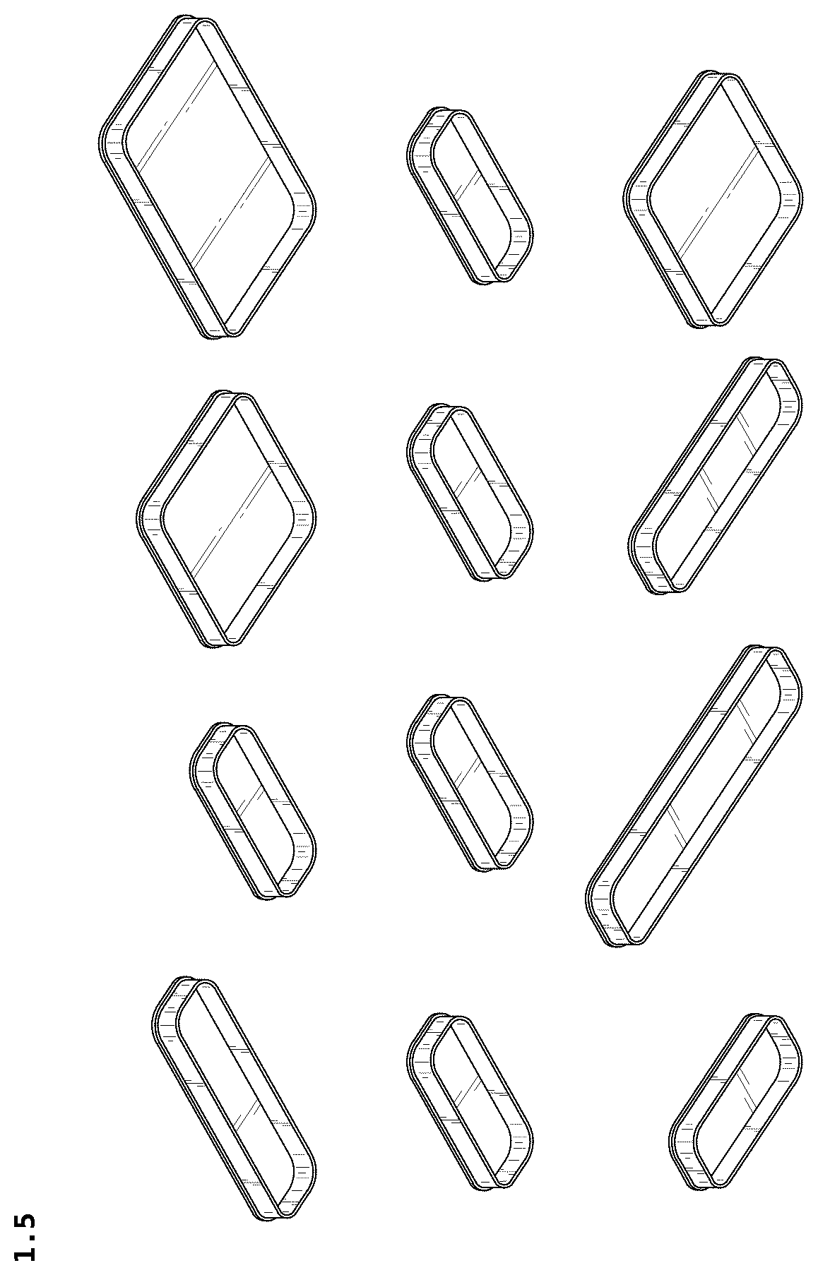 Patent USD1101049 Figure 5 – Combined game board with set of game pieces