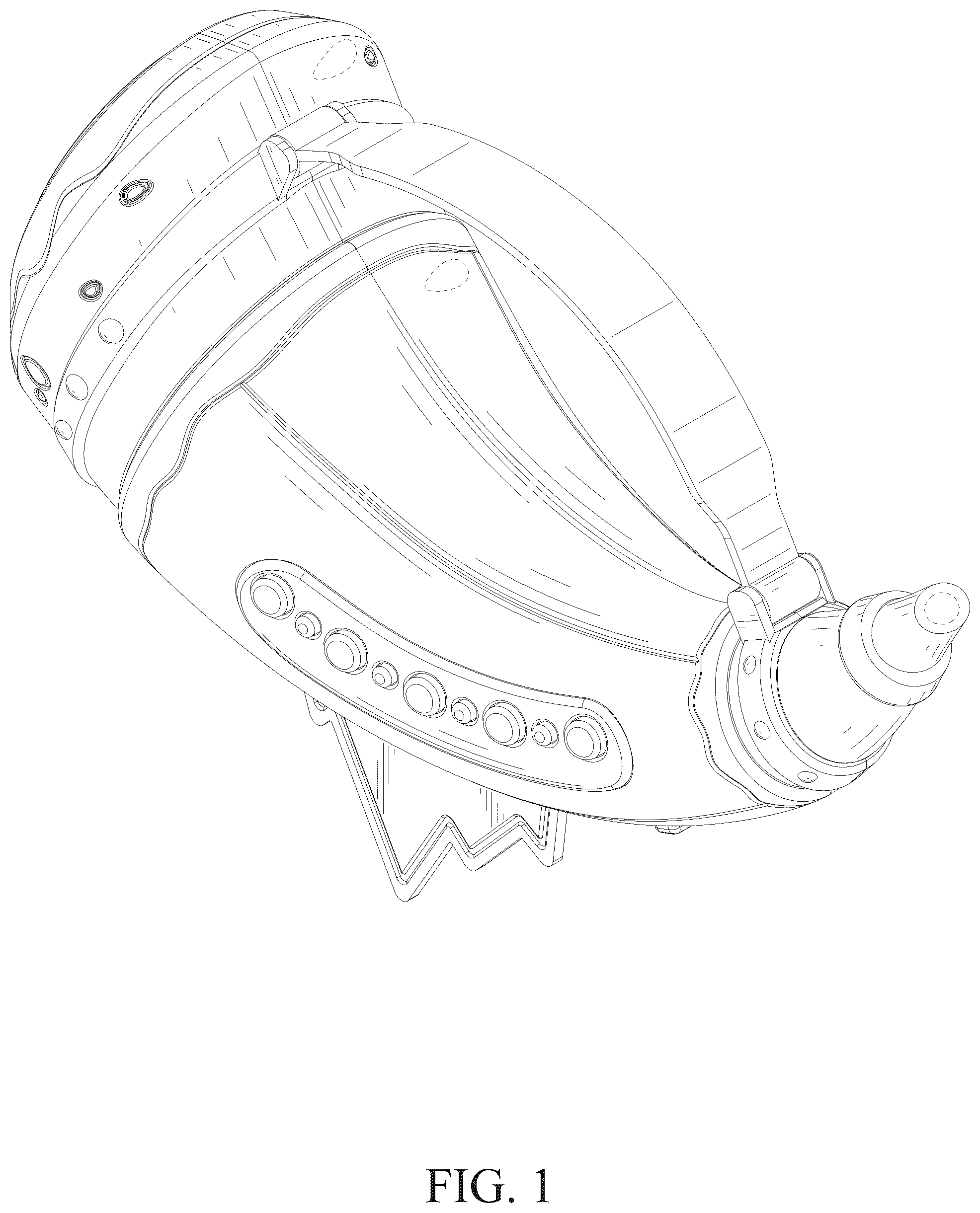 Patent USD1101058 Figure 1 – Toy horn