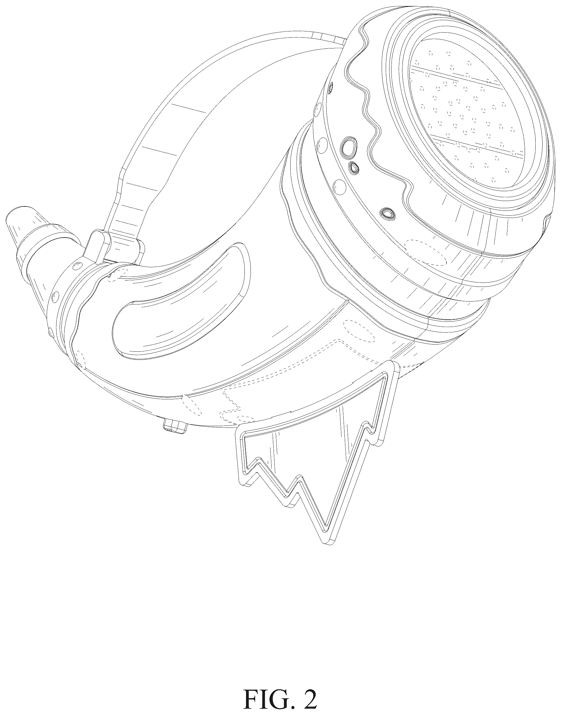 Patent USD1101058 Figure 2 – Toy horn