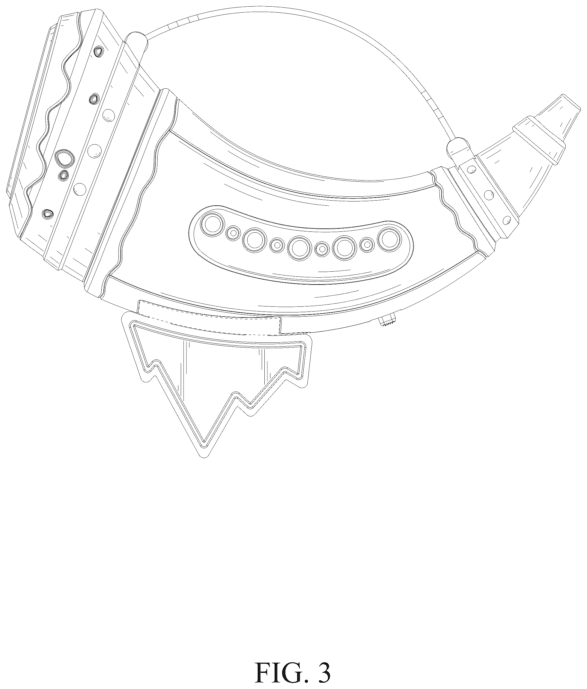 Patent USD1101058 Figure 3 – Toy horn