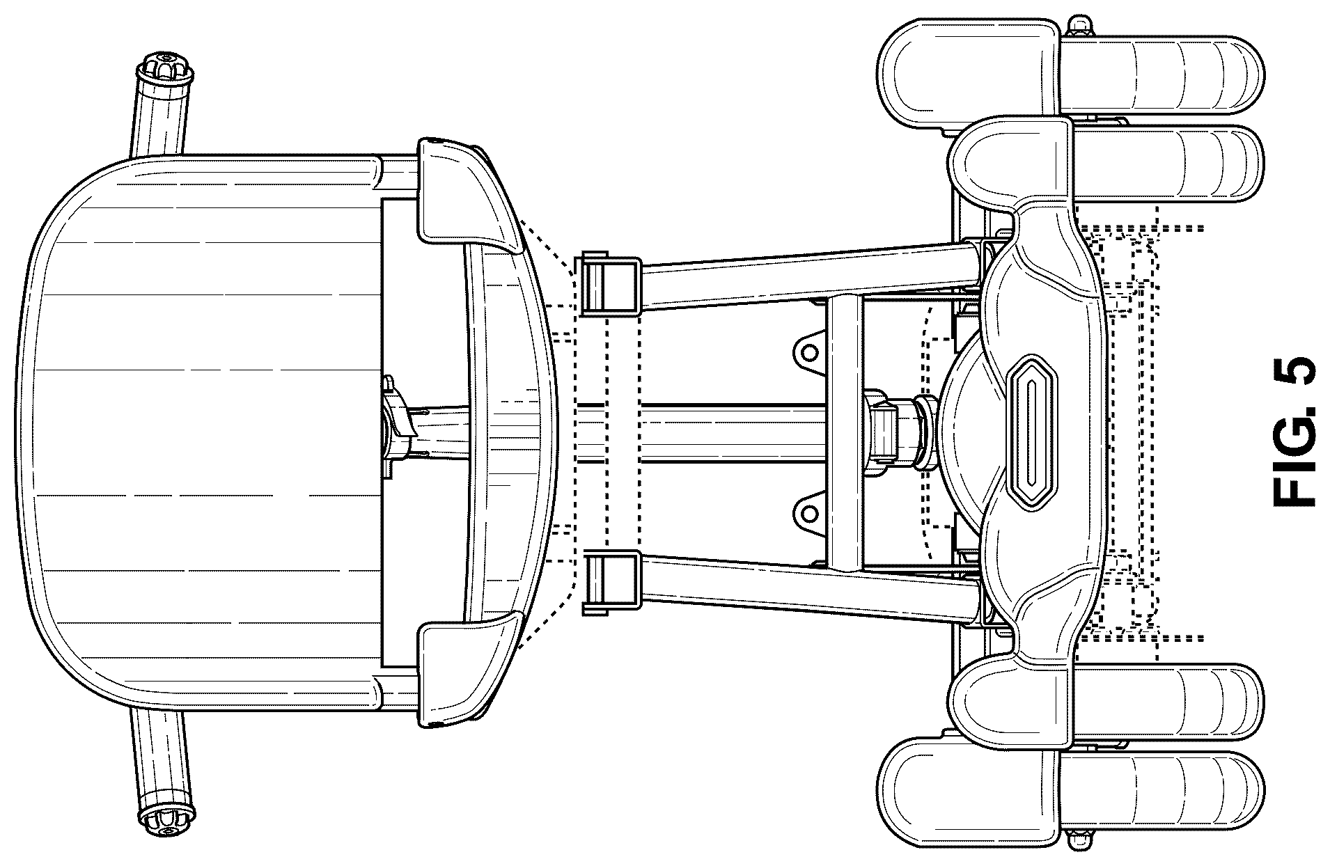 Patent USD1101059 Figure 5 – Scooter