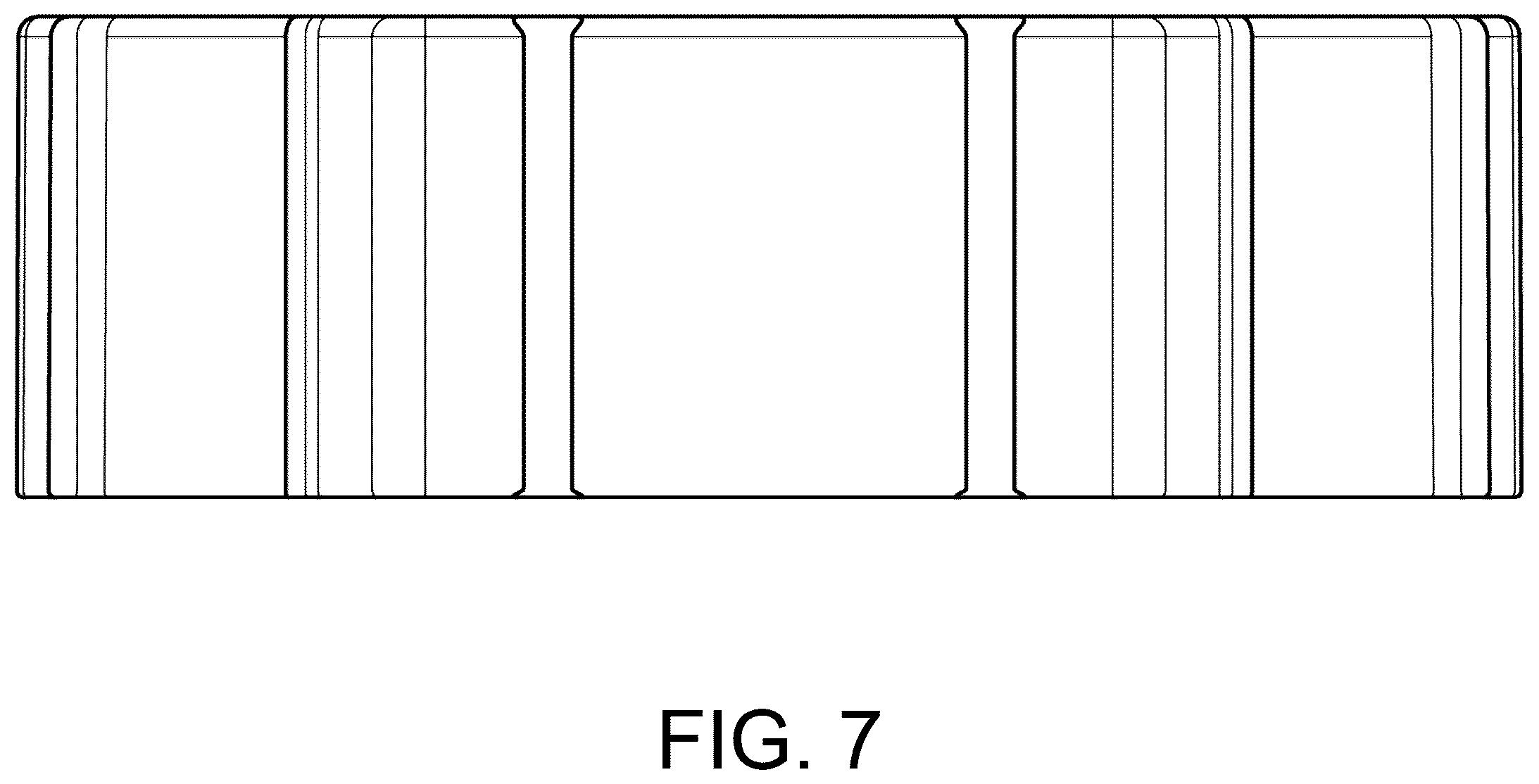 Patent USD1101065 Figure 7 – Construction toy with interlocking bricks