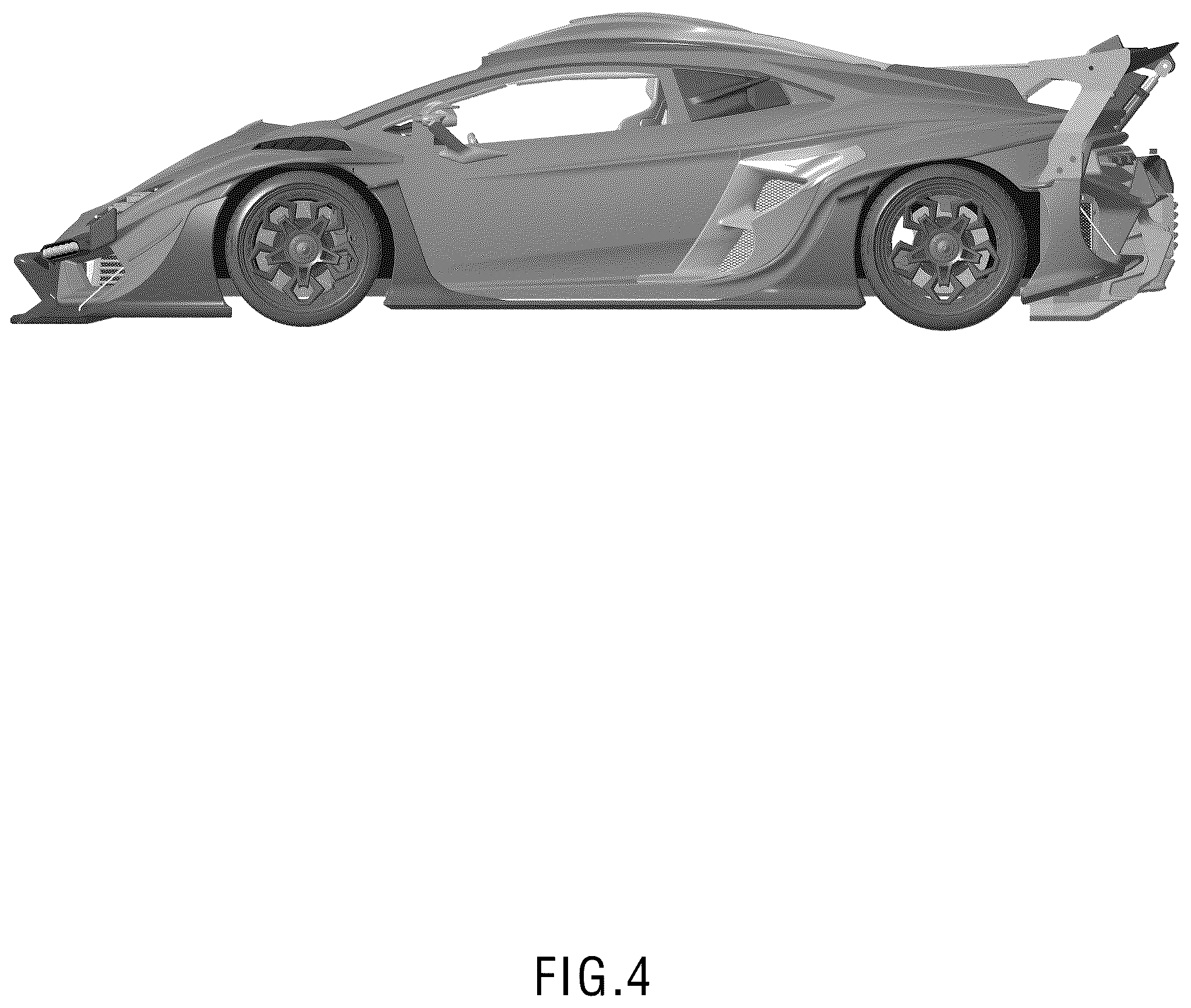 Patent USD1101067 Figure 4 – Model car