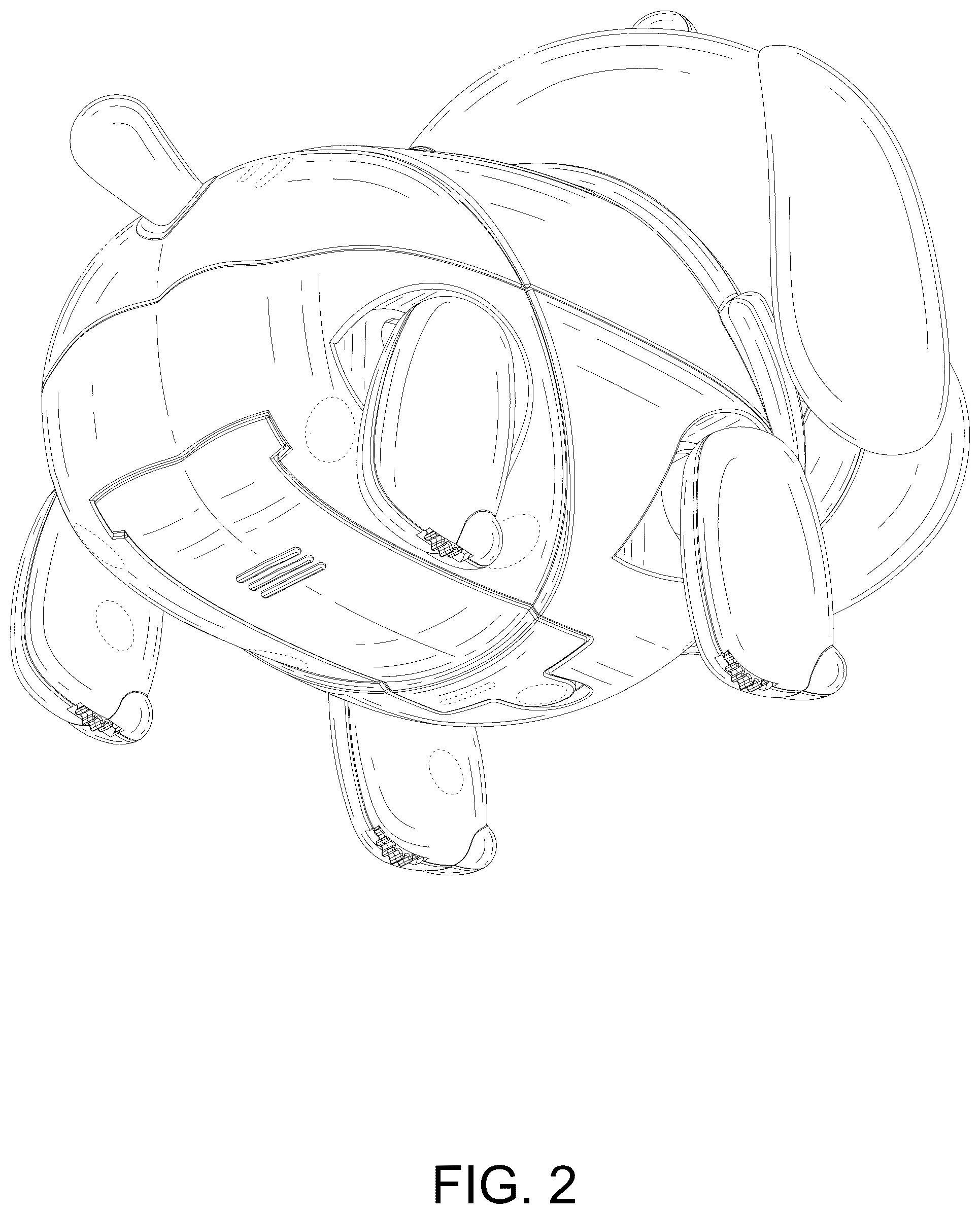 Patent USD1101071 Figure 2 – Toy dog