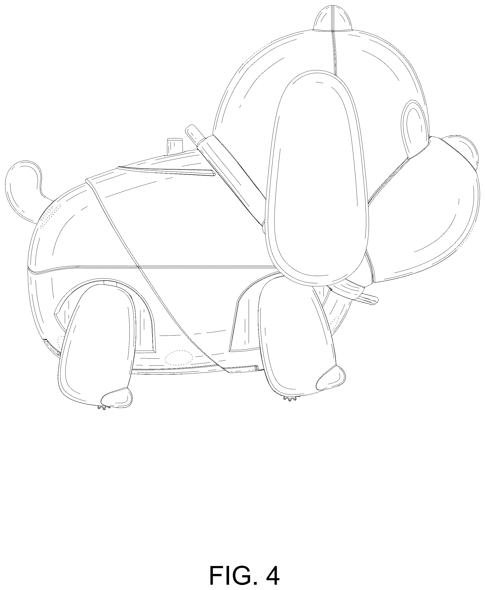 Patent USD1101071 Figure 4 – Toy dog