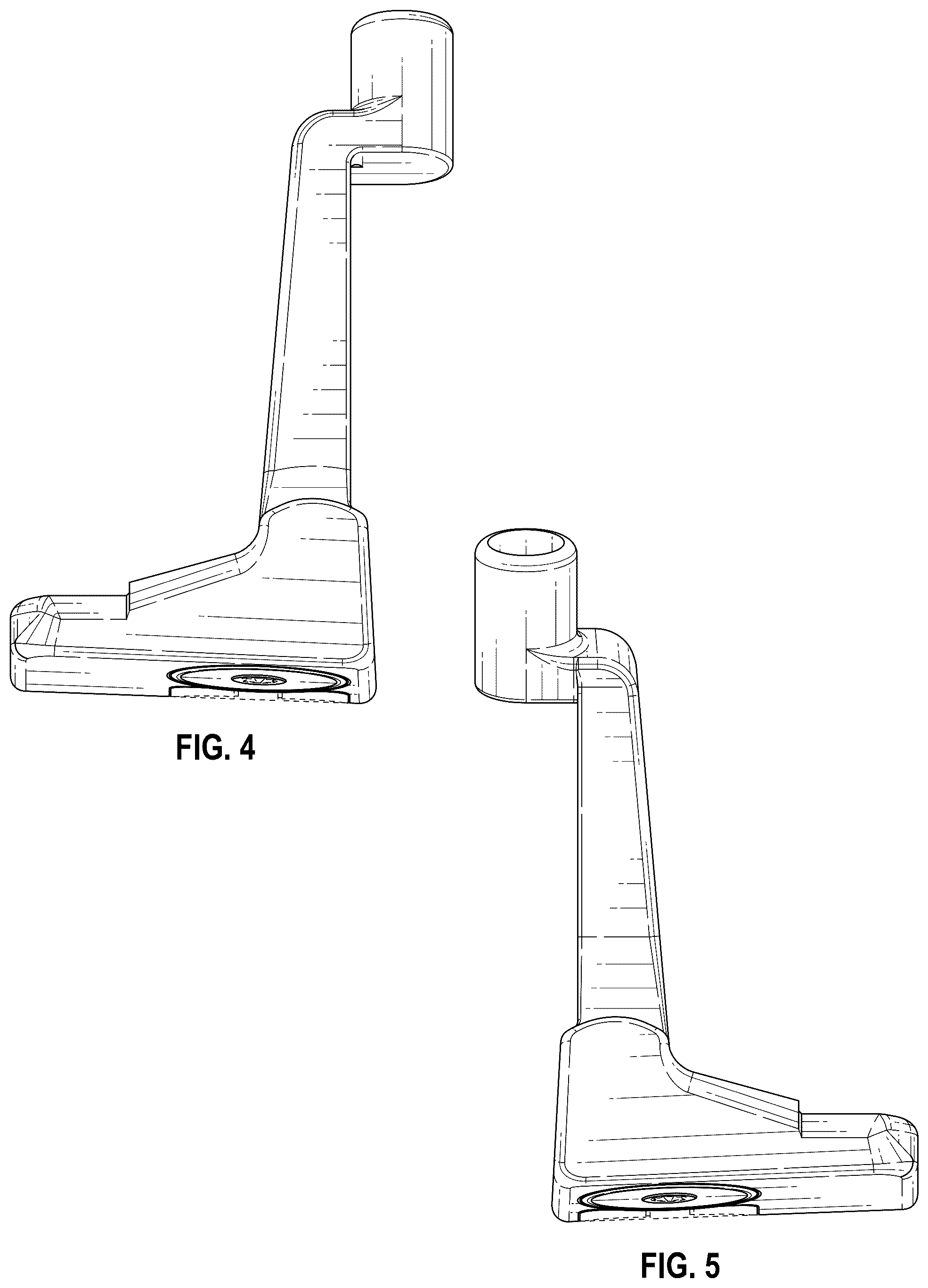 Patent USD1101080 Figure 4 – Putter head