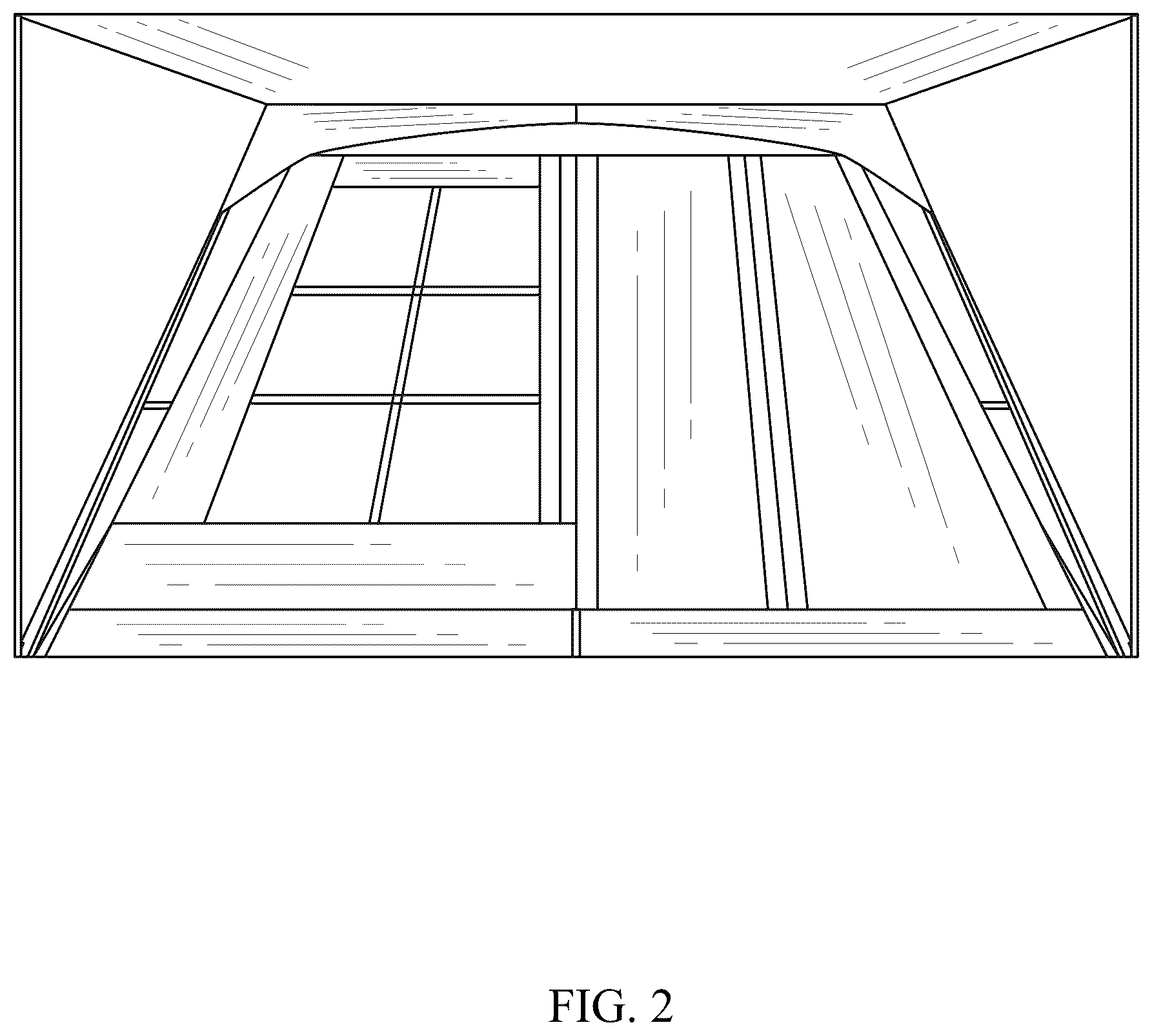 Patent USD1101087 Figure 2 – Tent