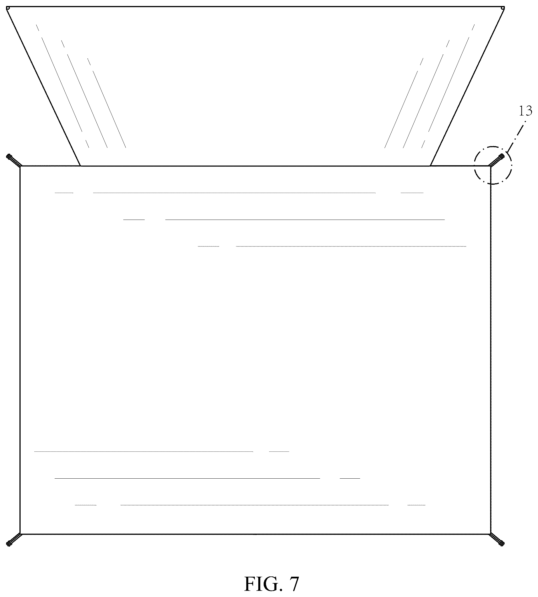 Patent USD1101087 Figure 7 – Tent