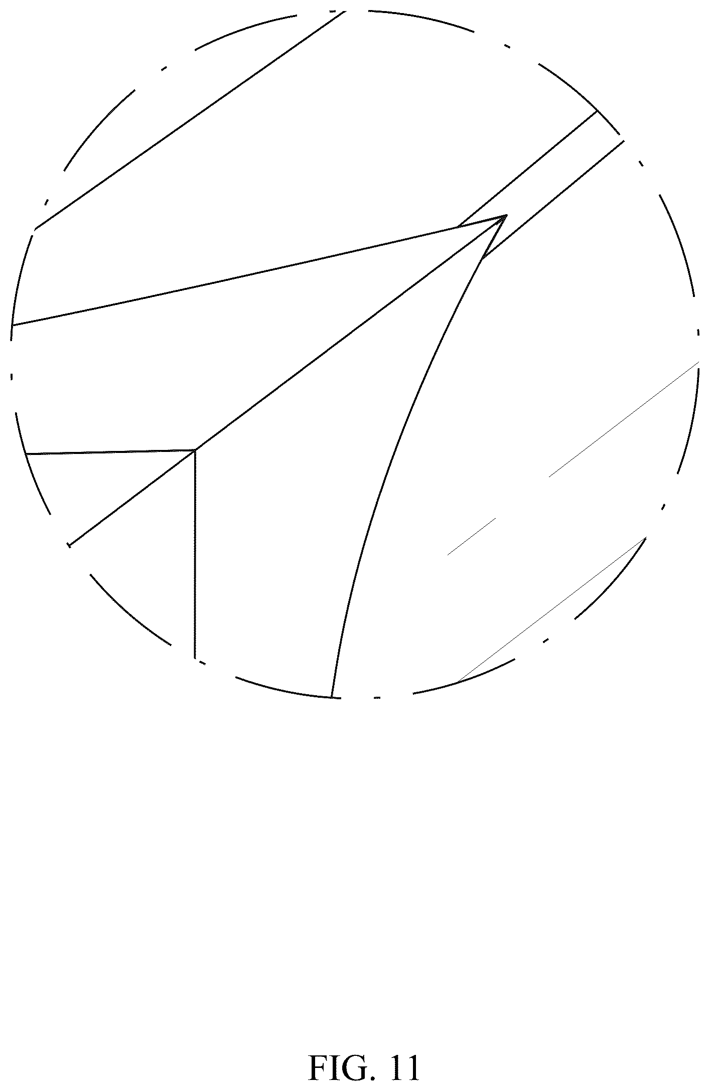 Patent USD1101087 Figure 11 – Tent