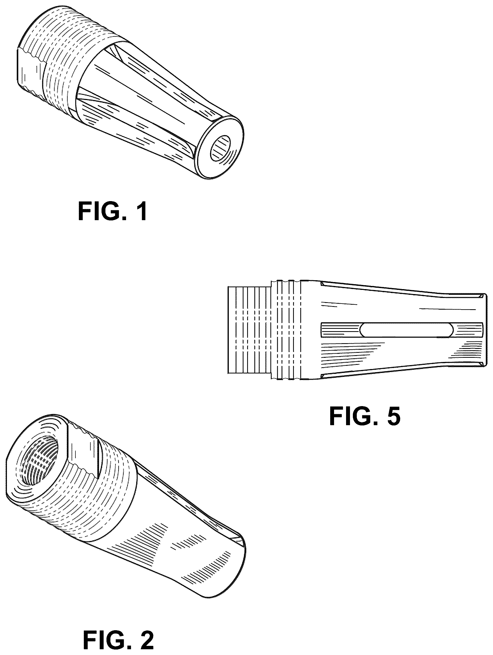 Patent USD1101090 Figure 1 – Muzzle device