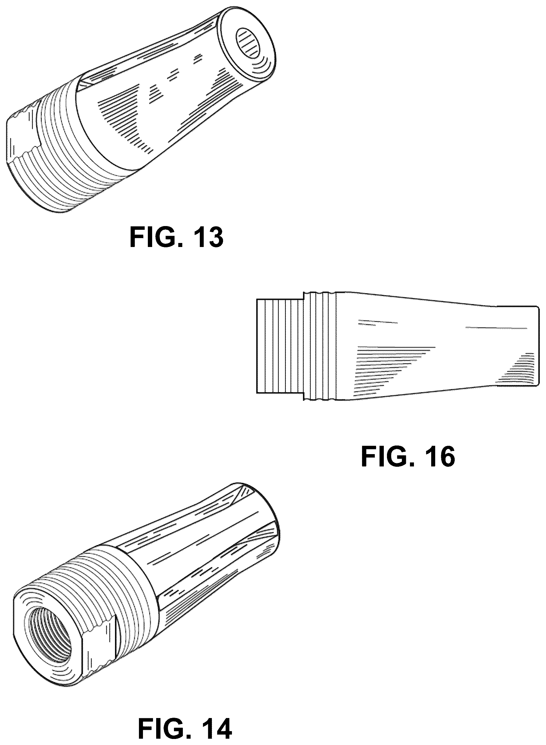 Patent USD1101090 Figure 5 – Muzzle device
