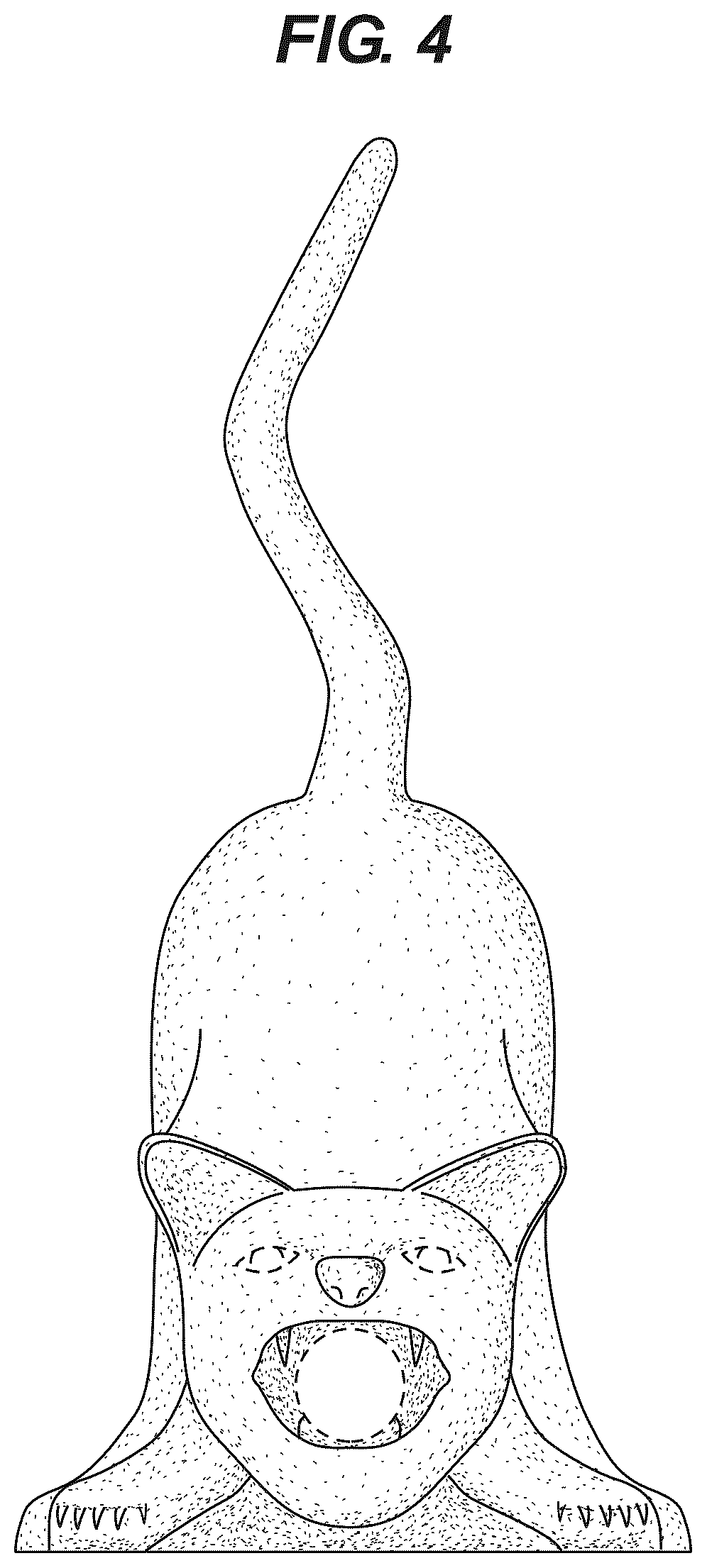 Patent USD1101095 Figure 4 – Cat-shaped mousetrap