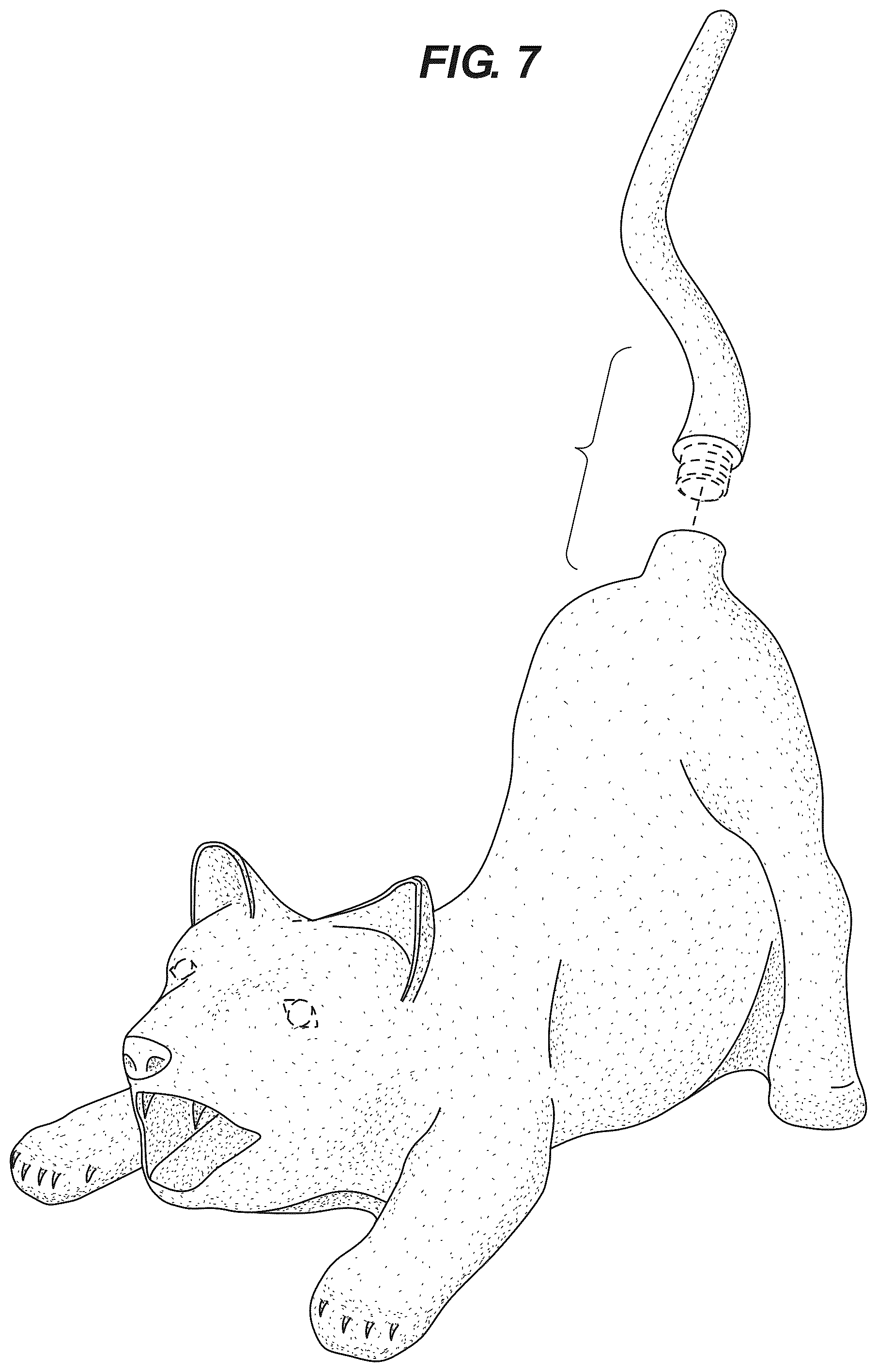 Patent USD1101095 Figure 7 – Cat-shaped mousetrap