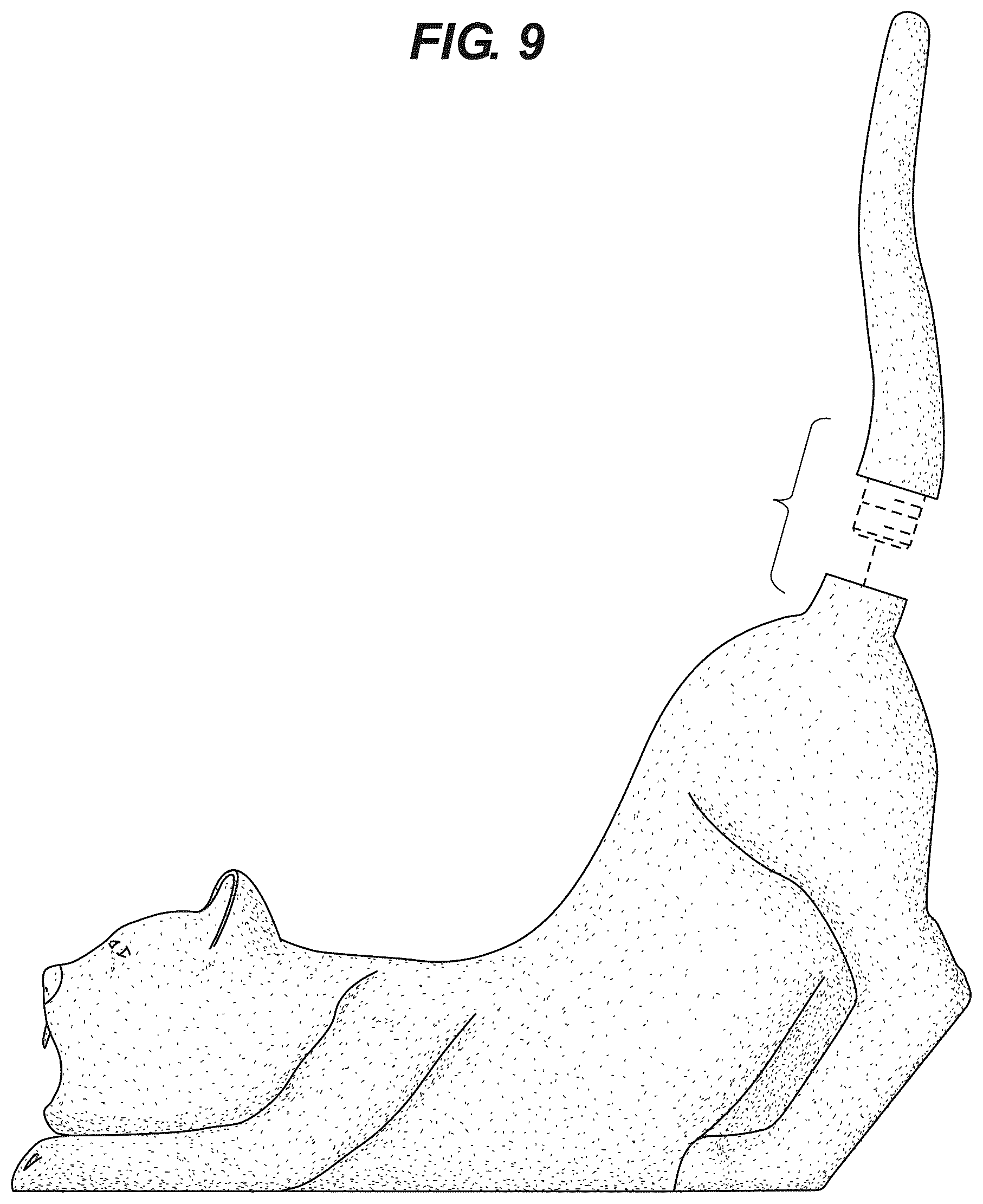 Patent USD1101095 Figure 9 – Cat-shaped mousetrap