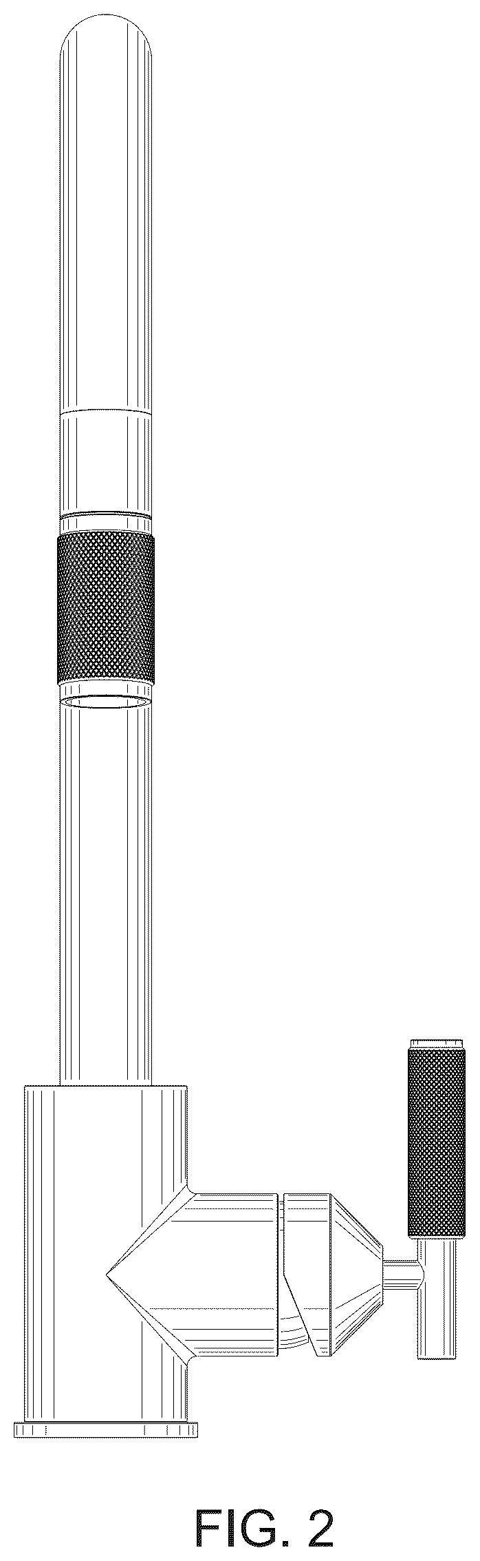 Patent USD1101107 Figure 2 – Faucet