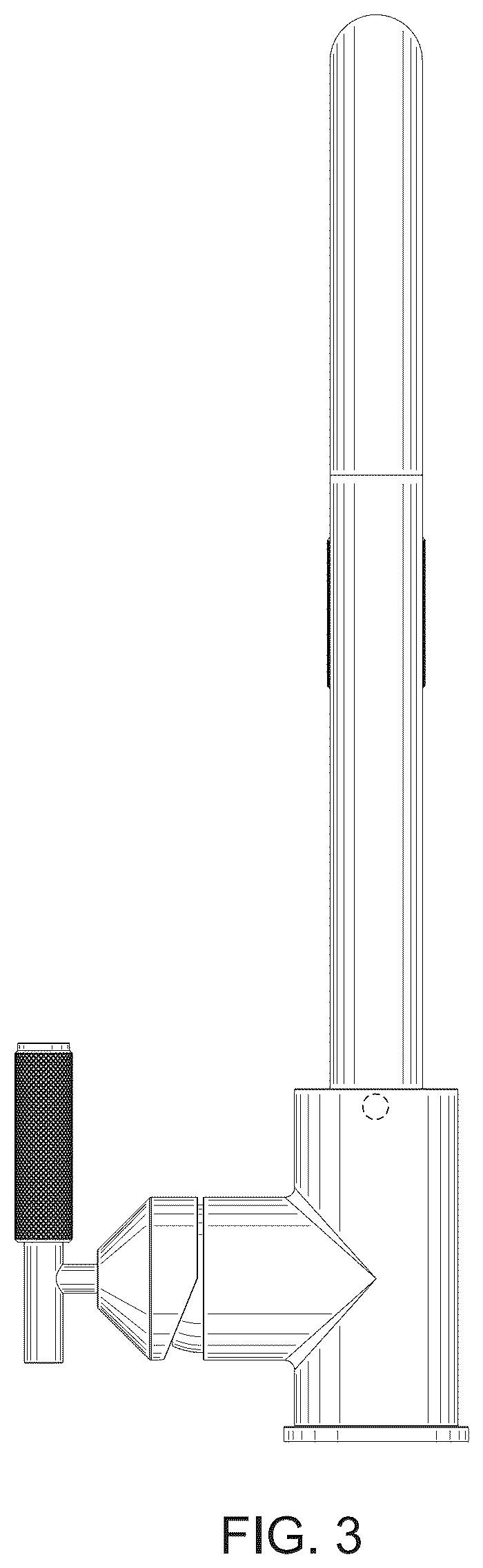 Patent USD1101107 Figure 3 – Faucet