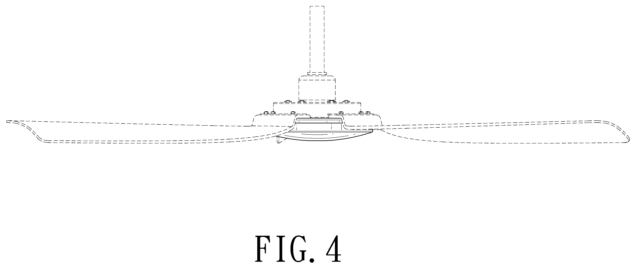 Patent USD1101133 Figure 4 – Ceiling fan