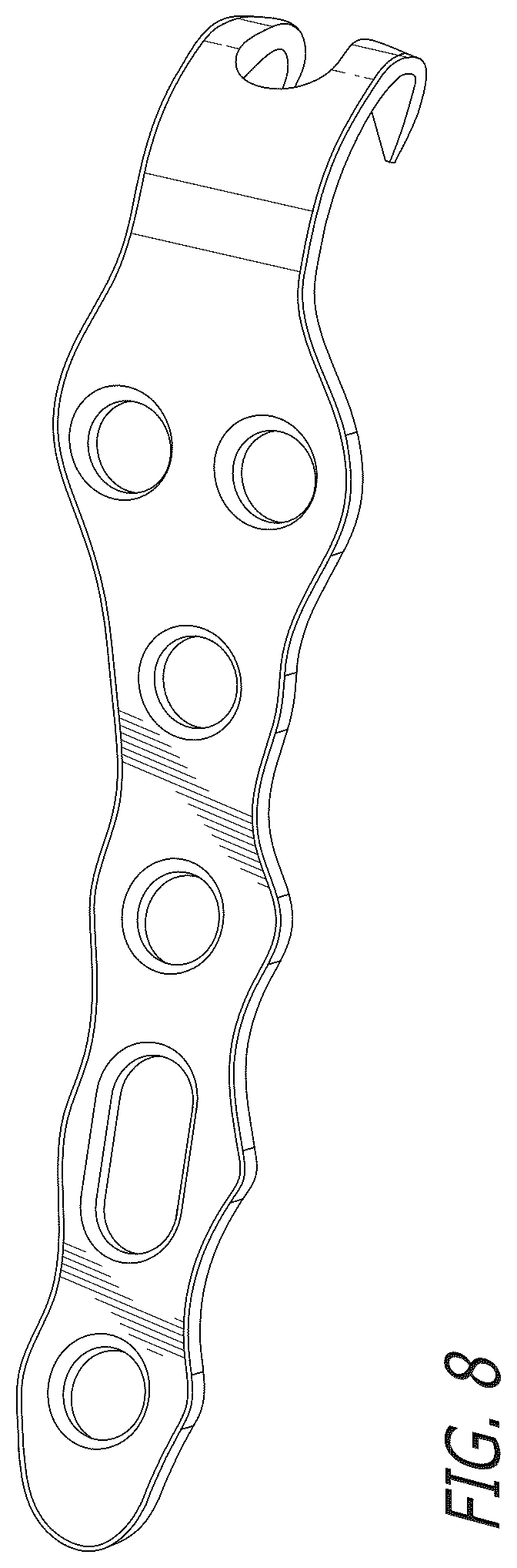 Patent USD1101150 Figure 7 – Bone hook plate