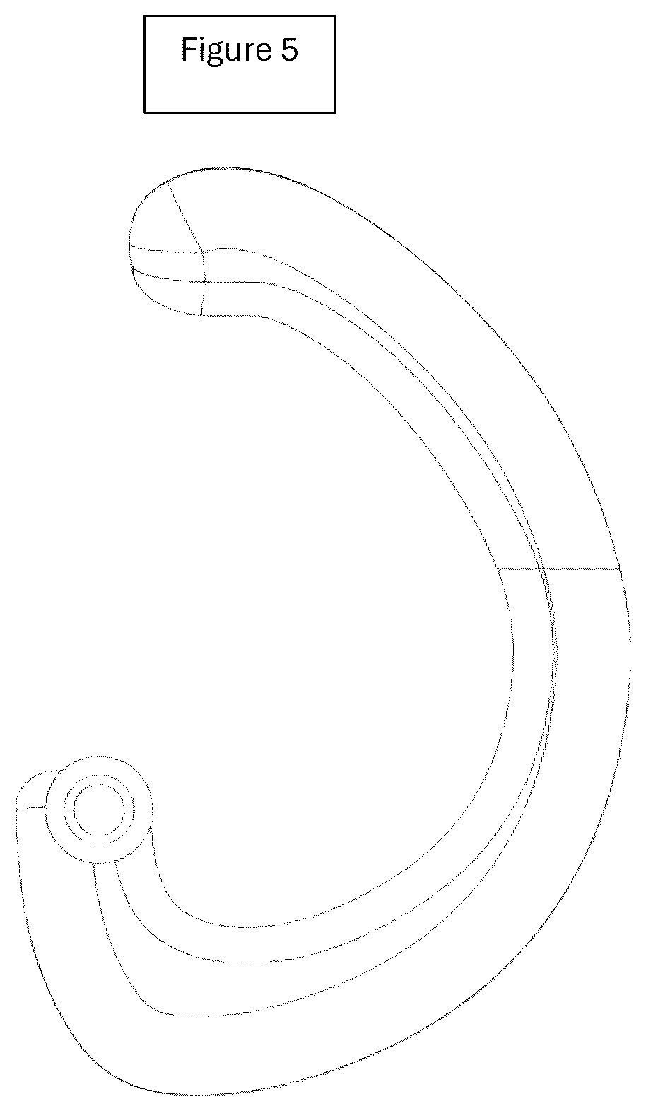 Patent USD1101159 Figure 5 – Hearing aid for the deaf