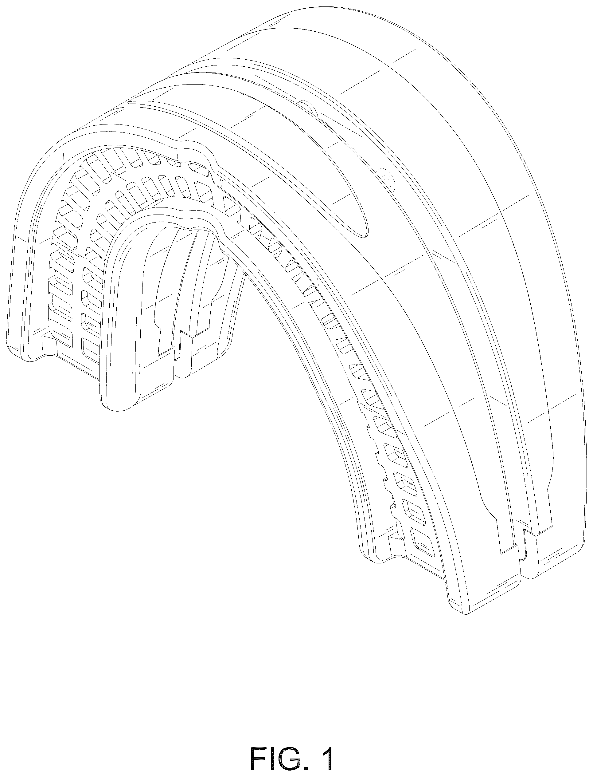 Patent USD1101163 Figure 1 – Dental brace