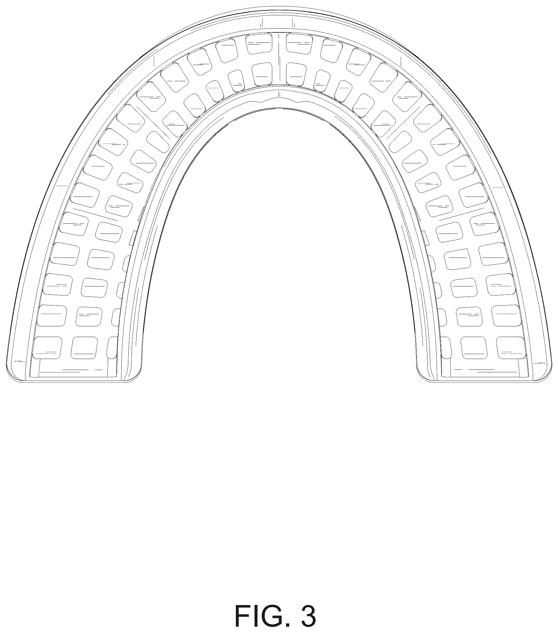 Patent USD1101163 Figure 3 – Dental brace