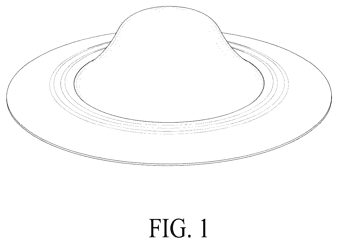 Patent USD1101169 Figure 1 – Nursing cap