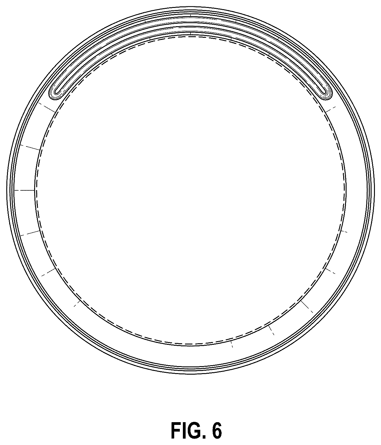 Patent USD1101176 Figure 6 – Ankle support with elastic band