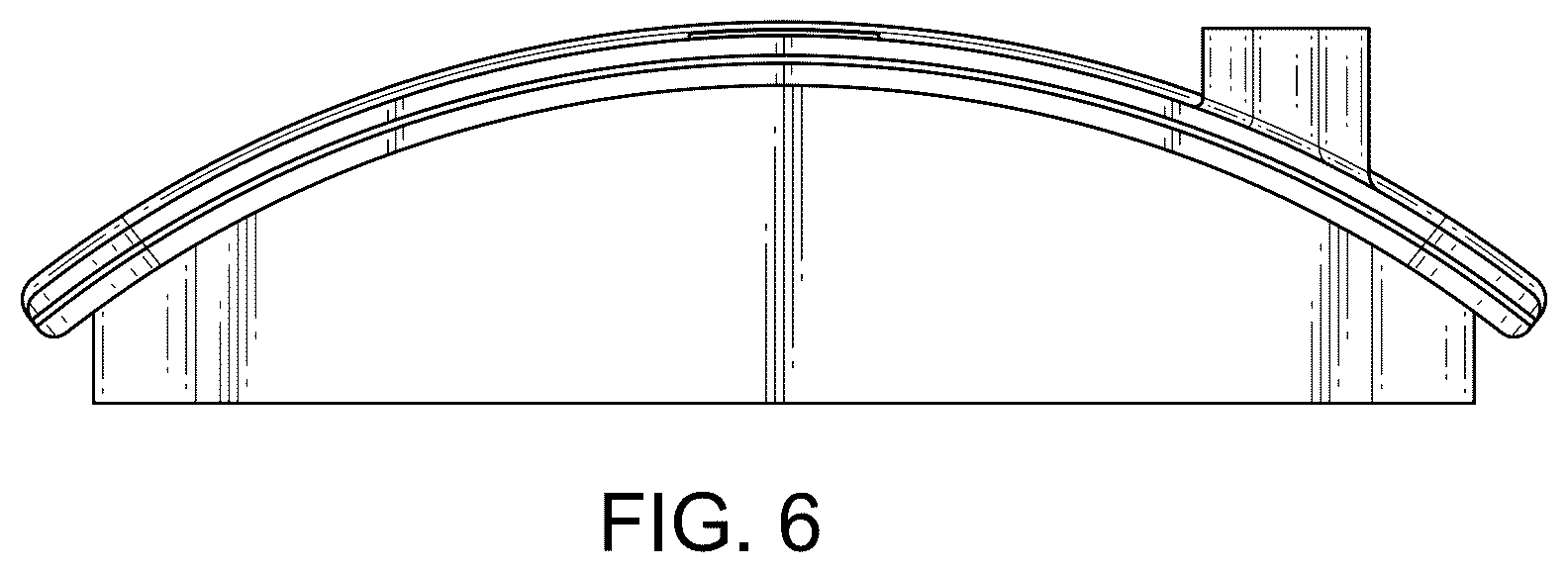 Patent USD1101195 Figure 6 – Roof with integrated solar panel